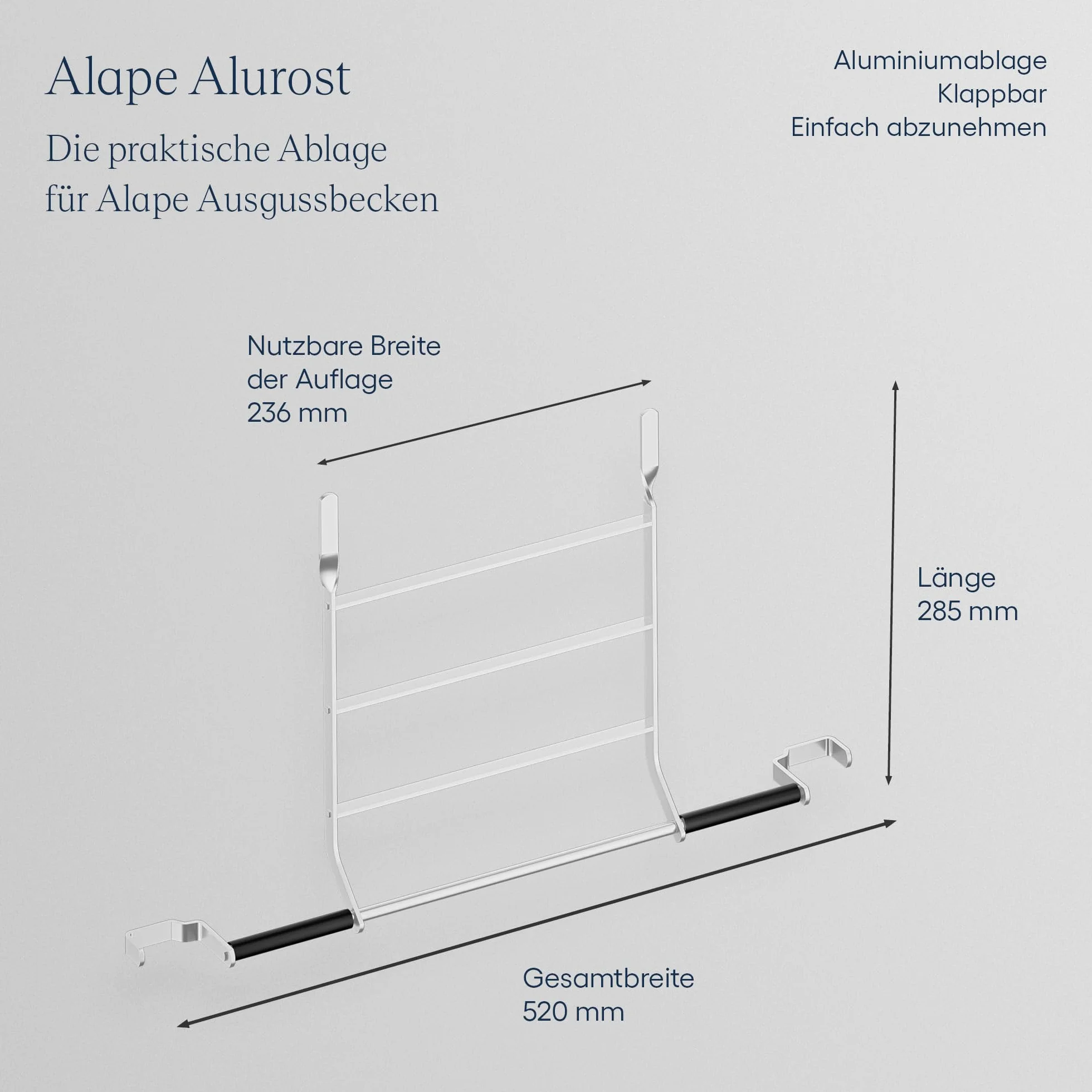 Alape aluminiowy ruszt zlewowy
