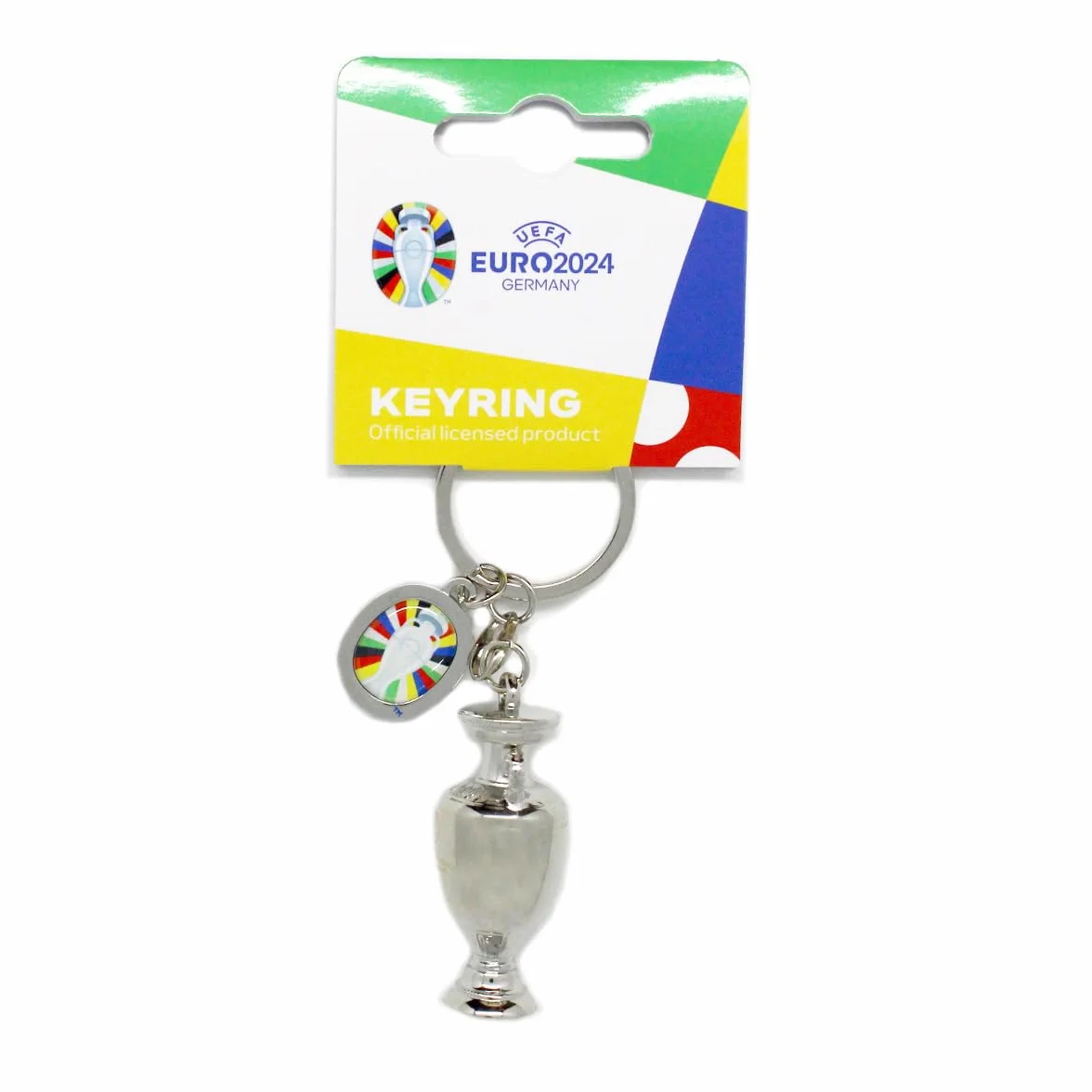 Brelok Trofeum 3D 45 mm Metal Wielokolorowy Biały