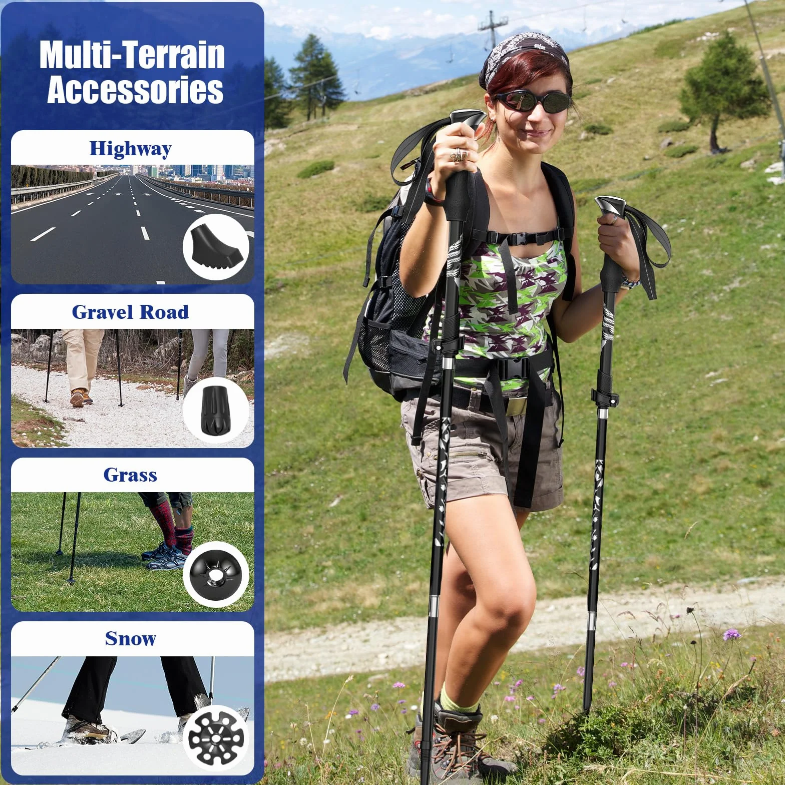 składane kije trekkingowe