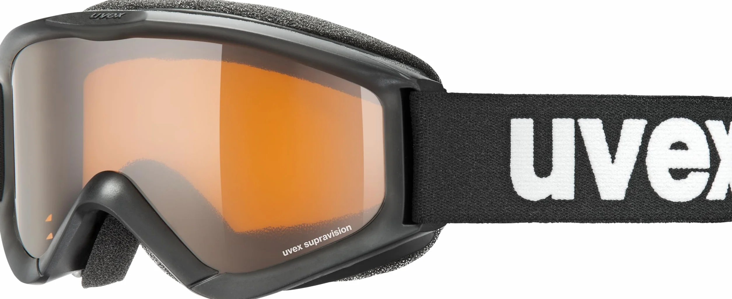 uvex speedy pro - gogle narciarskie dla dzieci - wzmacniające kontrast - powiększony zakres widzenia bez efektu zaparowania - white/lasergold - one size