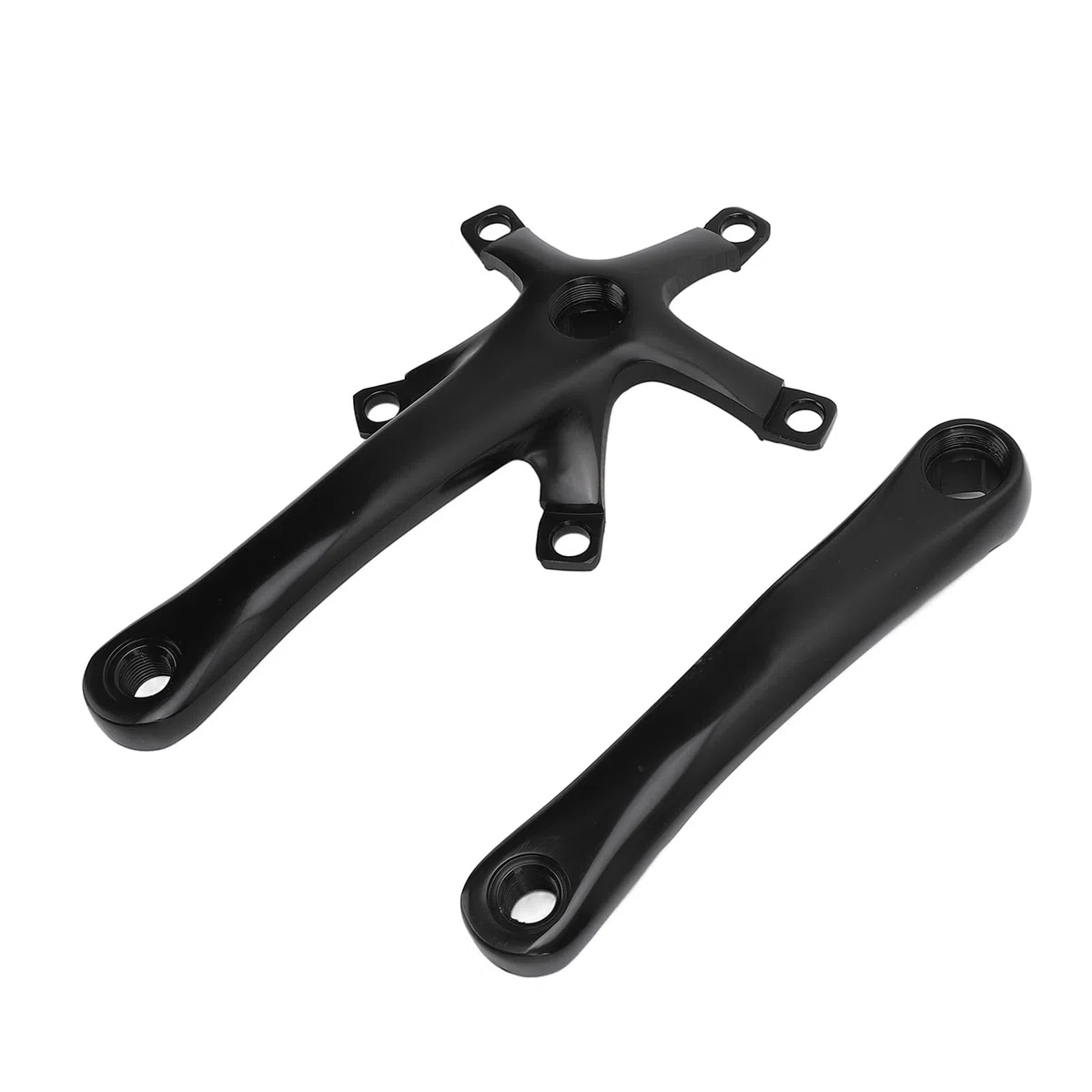 Zestaw Korby 165 Mm, Mocny Mechanizm Korbowy Wykonany z Najwyższej Jakości Materiałów ze Stopu Aluminium o Ergonomicznej Konstrukcji, Idealny do Jazdy Po Drogach i Podróży na