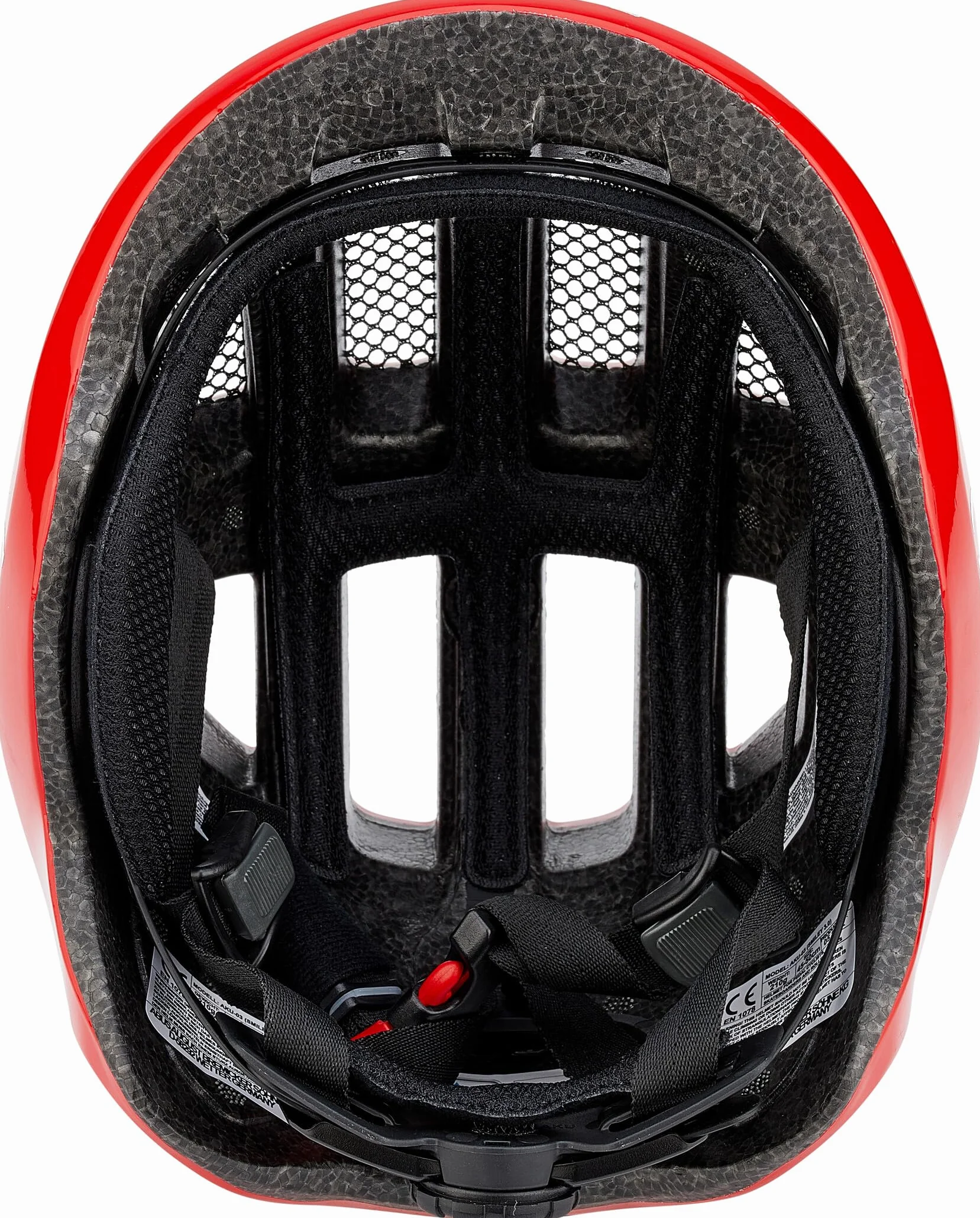 ABUS Kask Rowerowy Czerwony Shiny Red Rozmiar M 50-55 cm