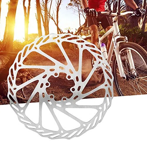 Tarcza hamulcowa rowerowa, rozmiar 4 części zamiennej tarczy hamulca rowerowego ze stali nierdzewnej antykorozyjna (180 mm)