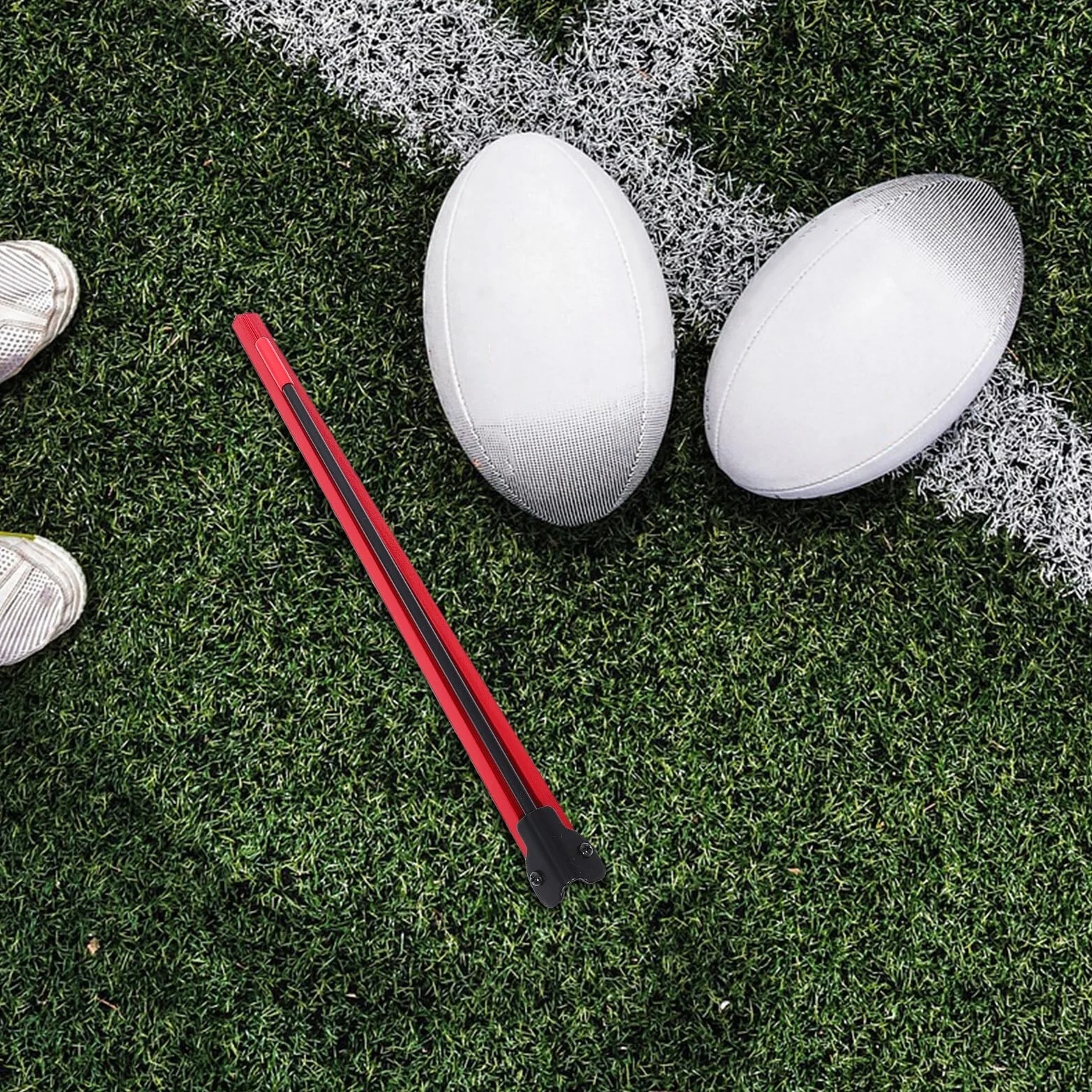 WOONEKY Non-slip Portable Football Kicking Tee Stand Weather-resistant Adjustable Place Kicker Holder
