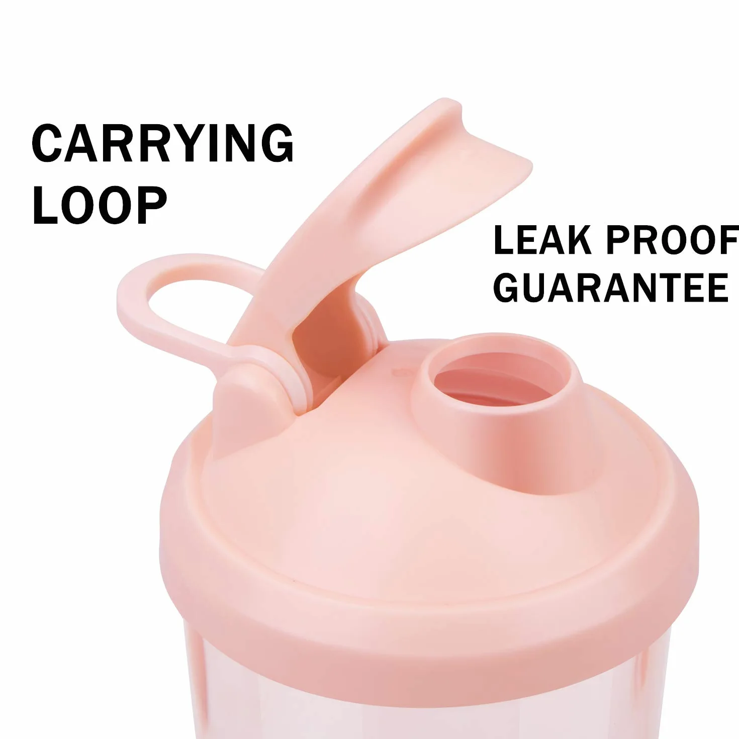 VOLTRX Elektryczna butelka shaker z Tritanu 600 ml bez BPA ładowana przez USB do koktajli białkowych