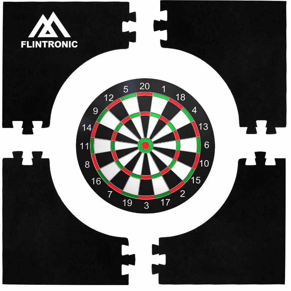 Flintronic Otaczająca tarcza ochronna na ścianę z tworzywa EVA do tarcz do rzutek