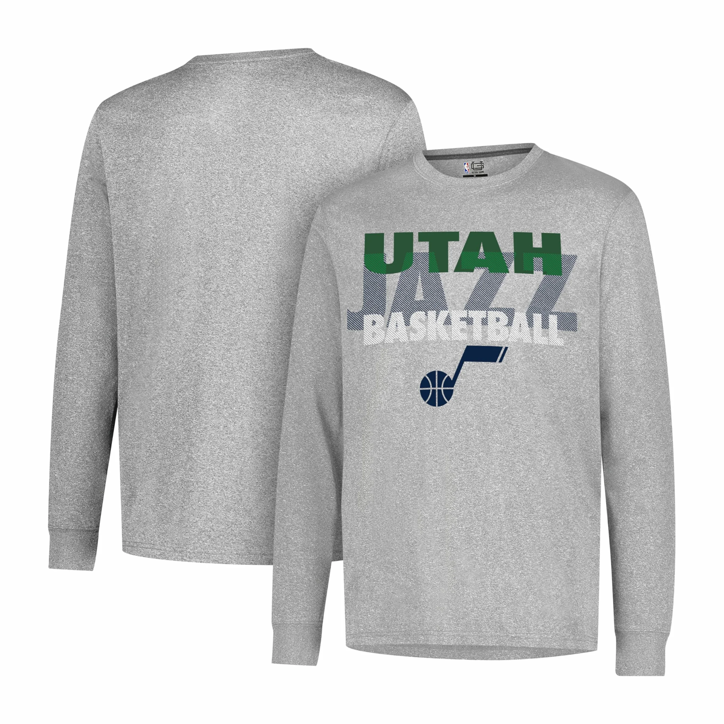 Ultra Game NBA Supreme sweter z długim rękawem koszulka Szary wrzosowy L