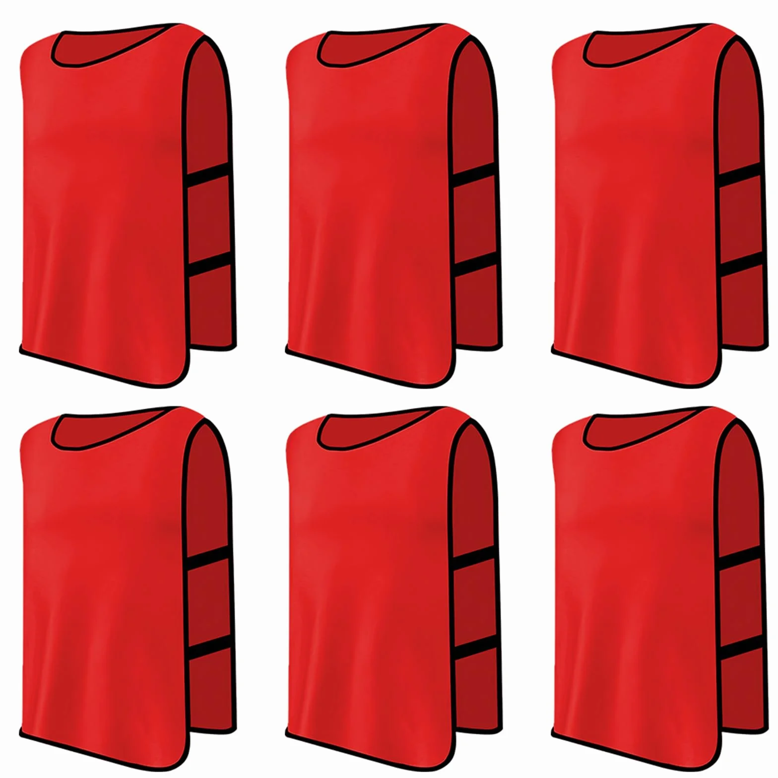 6-częściowy zestaw do gry w piłkę nożną, sportowy bibs z siateczki, body treningowe, koszykówka, koszulka sportowa dla dorosłych, kamizelka z siateczki, do treningu, dla mężczyzn i kobiet