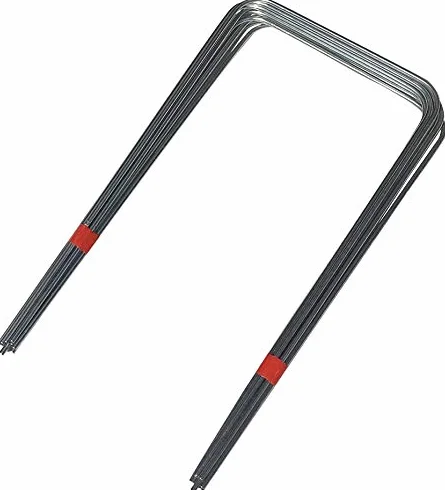 GICO 10 stabilnych, uniwersalnych dużych bramek metalowych do gry w Krokiet – Made in EU-3255