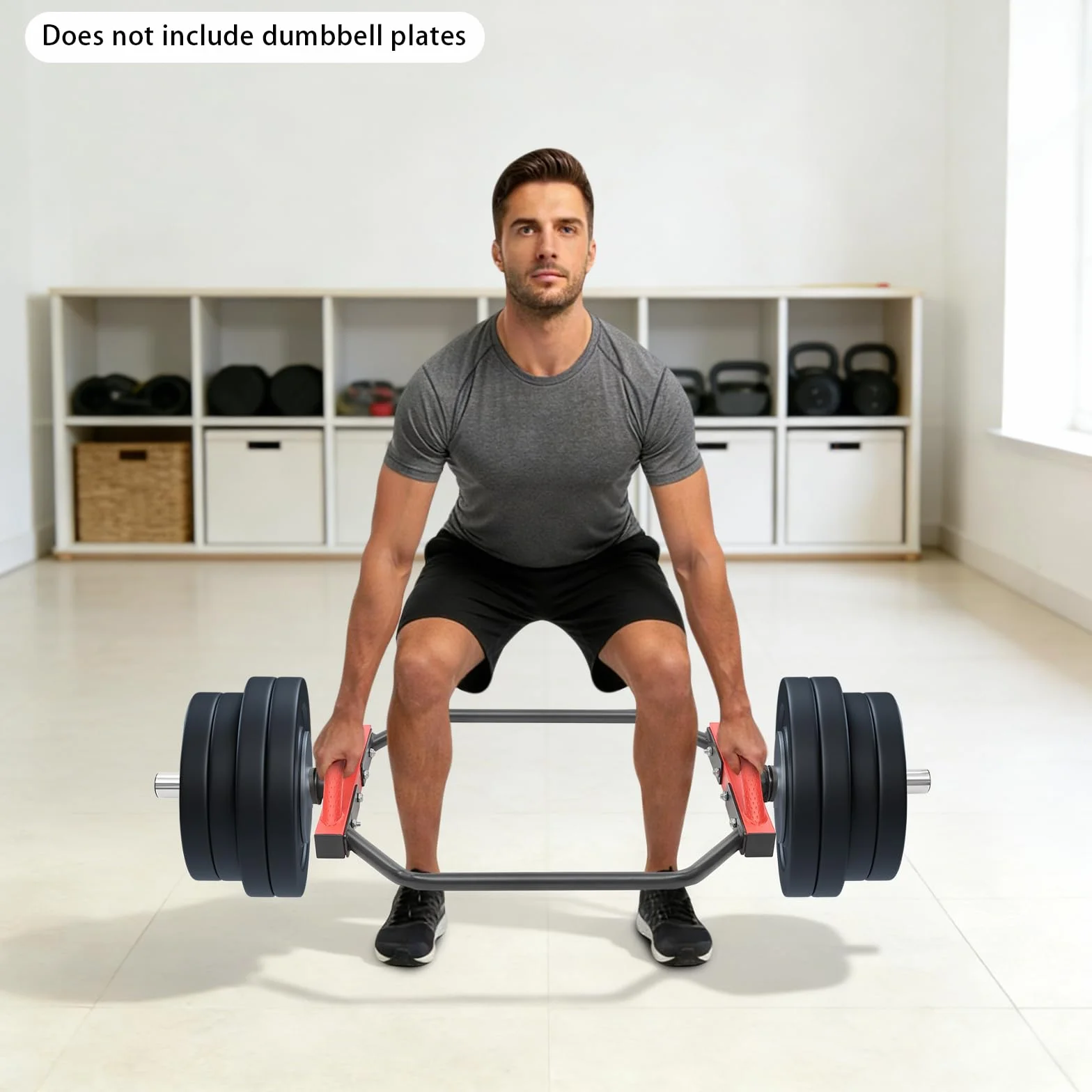 Hex Bar Trap drążek sześciokątny do deadlift 150 kg stal