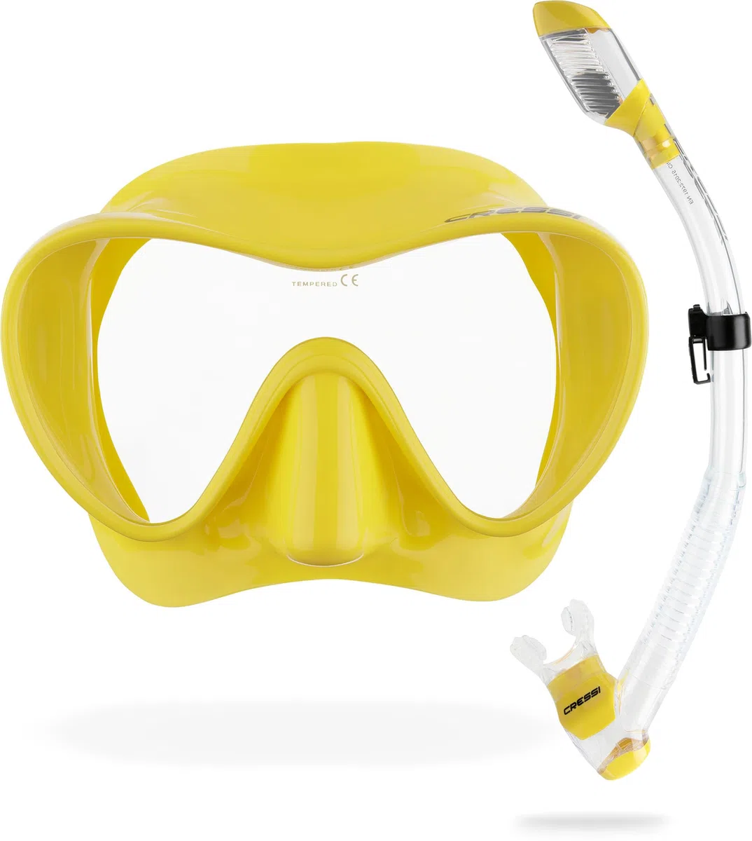 CRESSI F1 - bezramowa maska do nurkowania i snorkelingu, zestaw bezramowa maska do nurkowania i nurkowania, jeden rozmiar, uniseks