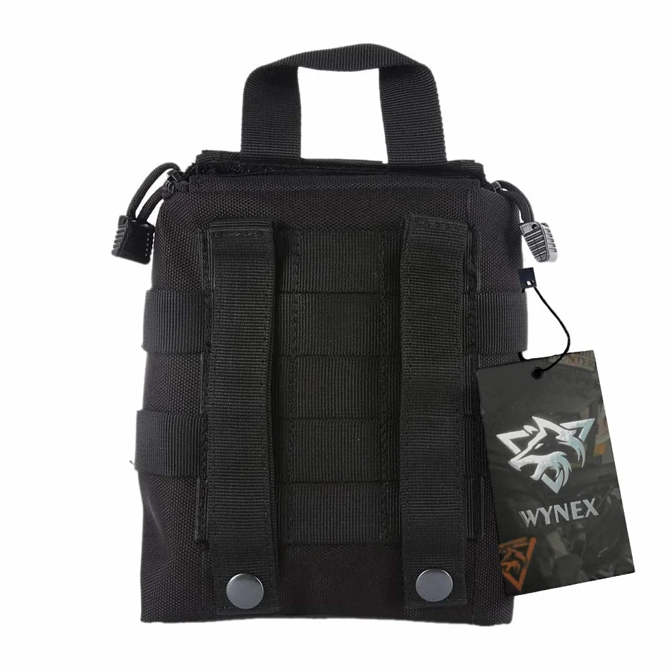 WYNEX Torby pierwszej pomocy EMT, taktyczne IFAK Medical Molle Pouch wojskowe Utility Med EDC torby outdoorowe zestaw survivalowy do taktycznego pasa biodrowego opakowanie 1000 nylon