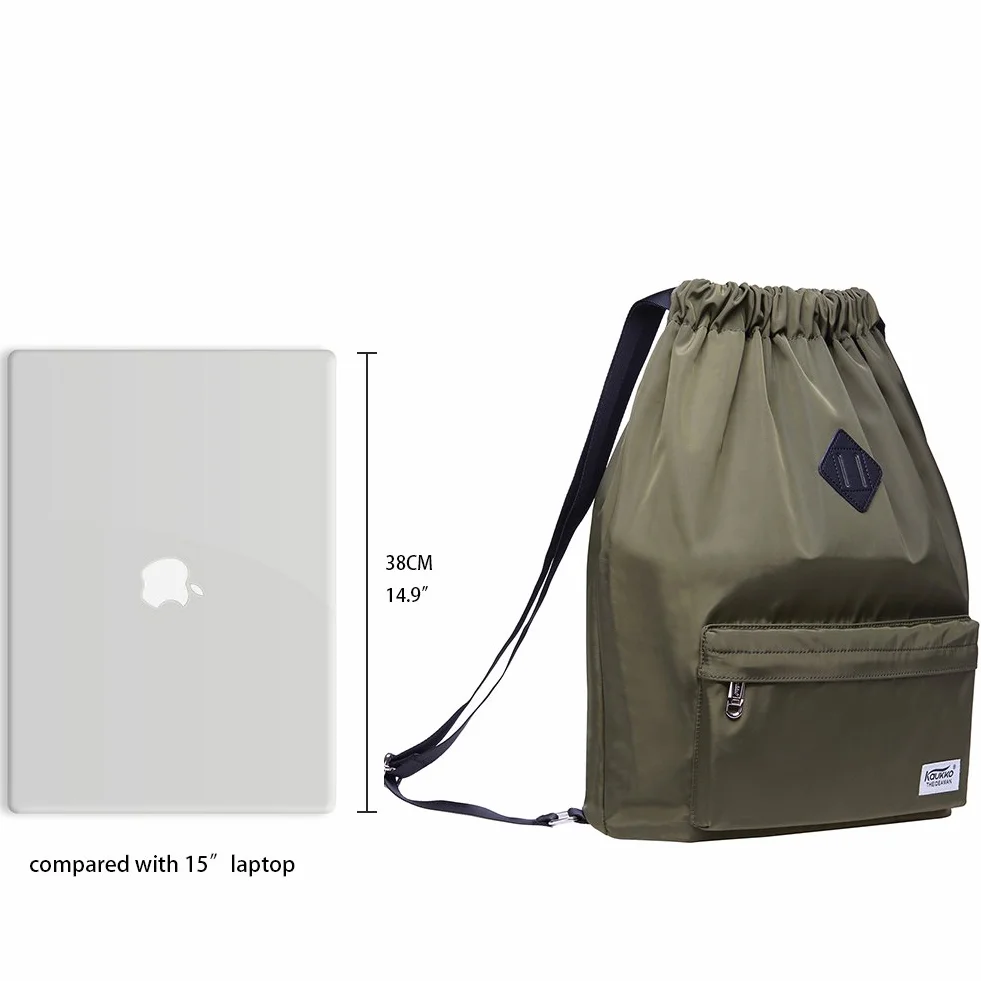 KAUKKO plecak hipster z sznurkiem Gymsack 21L worek sportowy