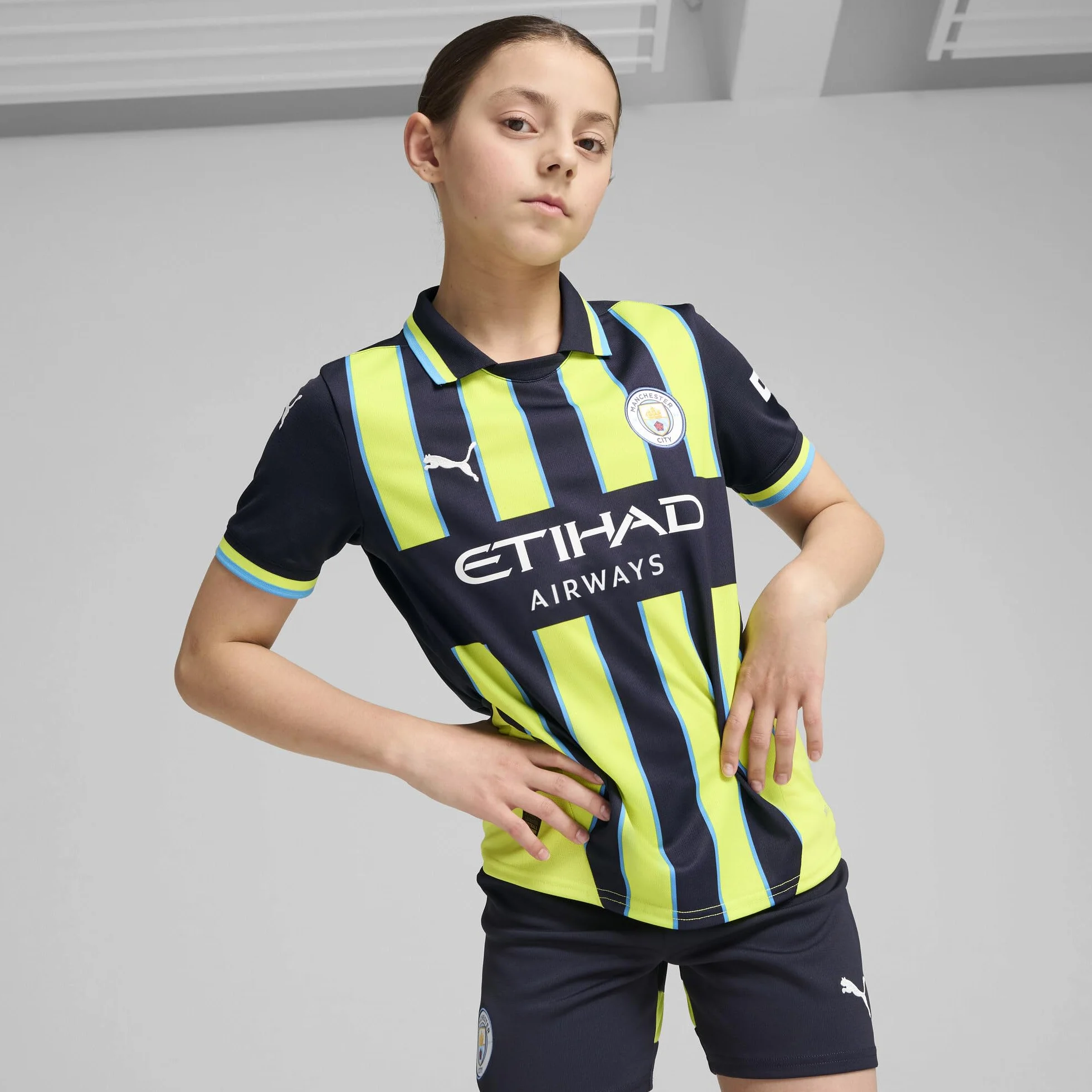 Koszulka piłkarska Manchester City FC Kids 2024/25 New Navy