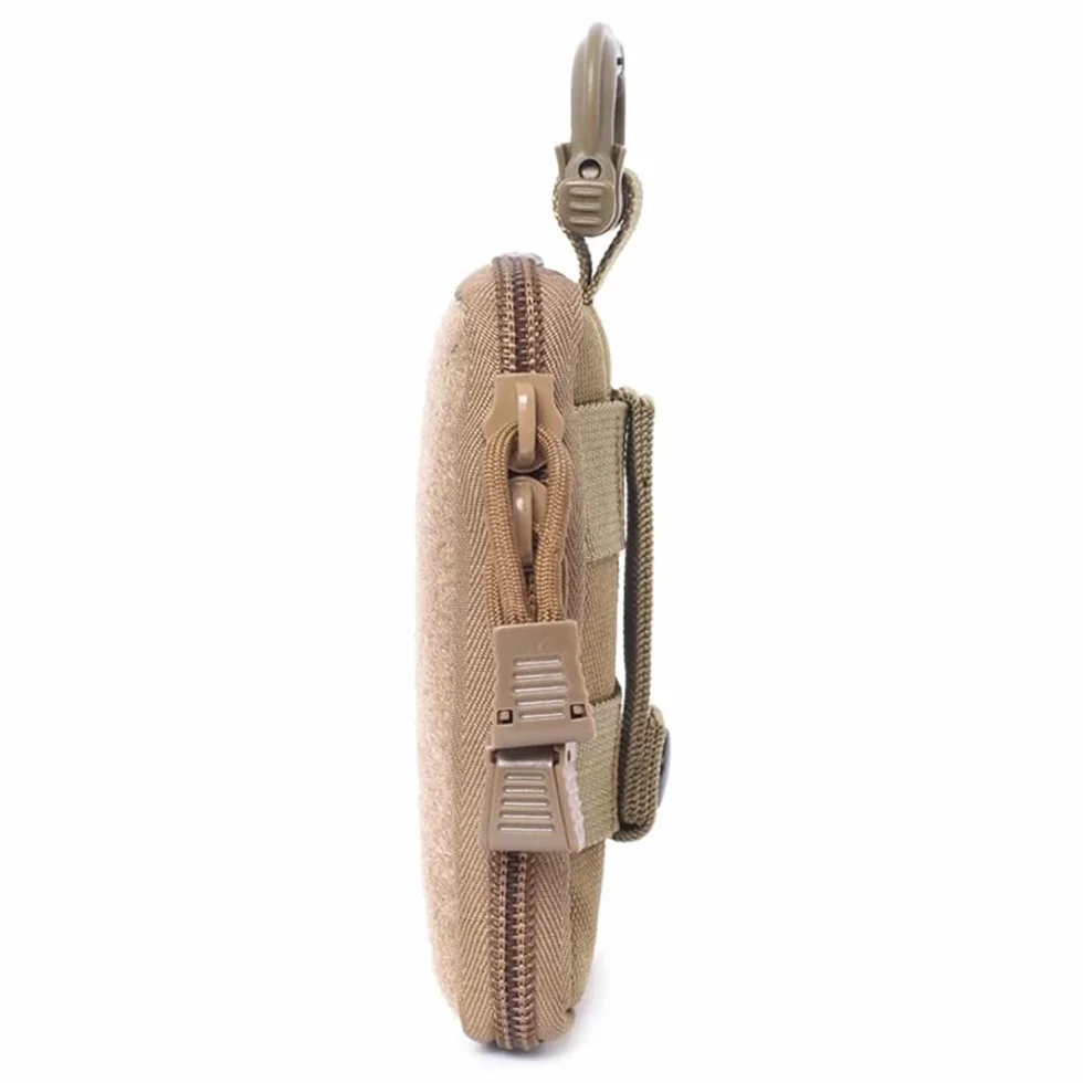 DONGKER EDC Molle Pouch, taktyczna torba w talii, wodoszczelna torba pierwszej pomocy, organizer z mikro-kieszenią, z karabińczykiem, do użytku w nagłych wypadkach medycznych na świeżym powietrzu