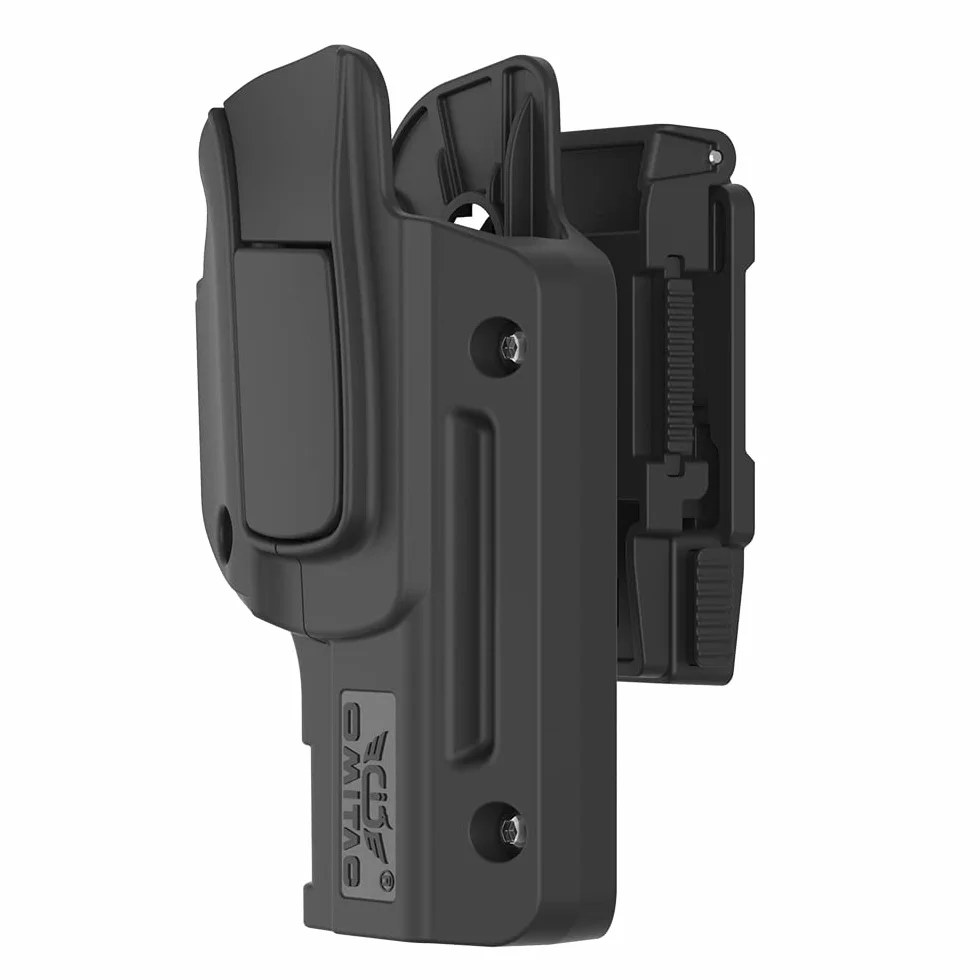 Obrót o 360° Glock17 Kabura do Glock17, 22, 31 Gen 1-4 i G17 Gen5 - Prawa ręka OWB klips do paska ukryty do noszenia