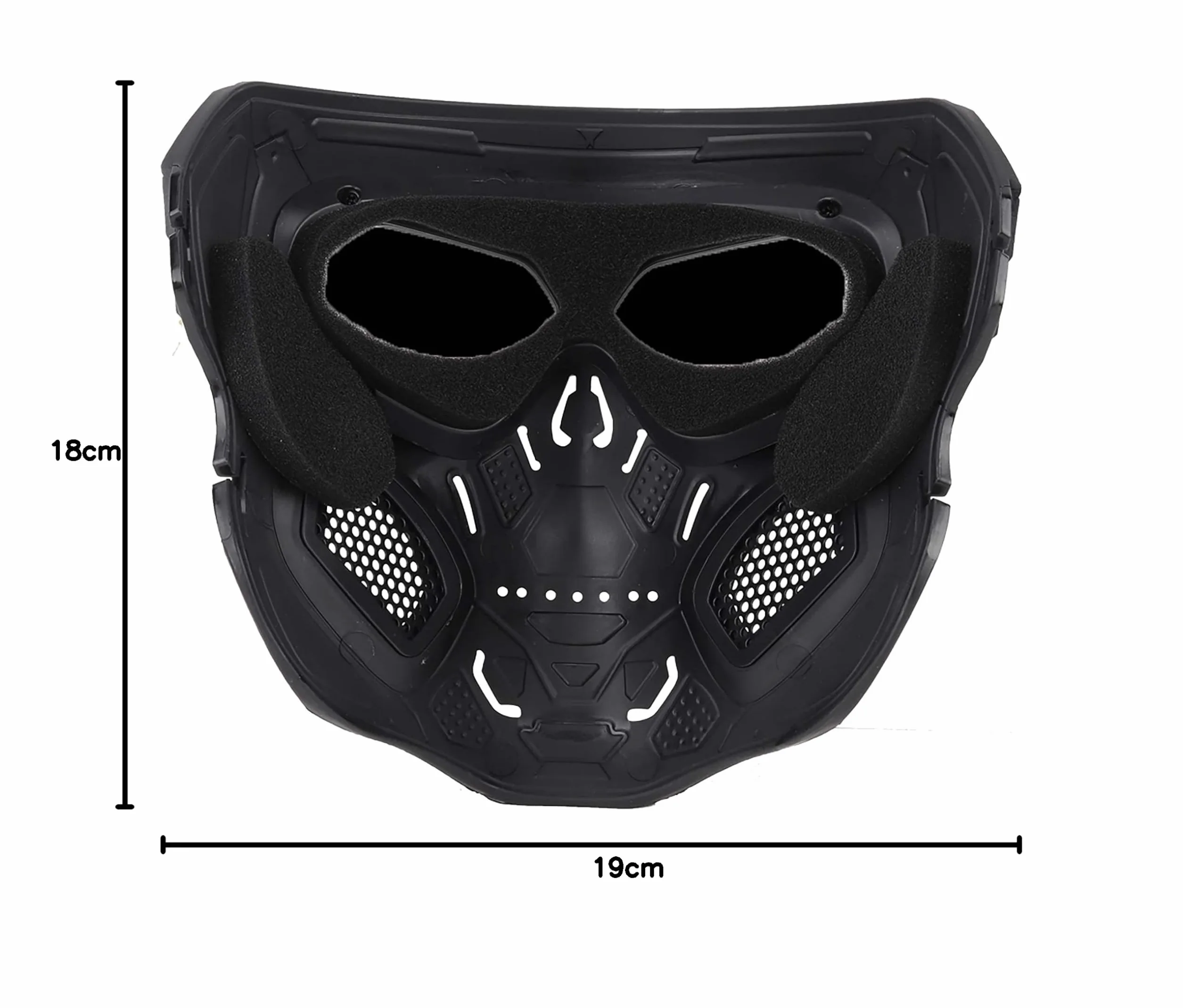 Taktyczna maska z trupią czaszką, oddychająca, pełnotwarzowa maska ochronna do paintballu, gry wojennej, Halloween, Cosplay, na imprezę kostiumową