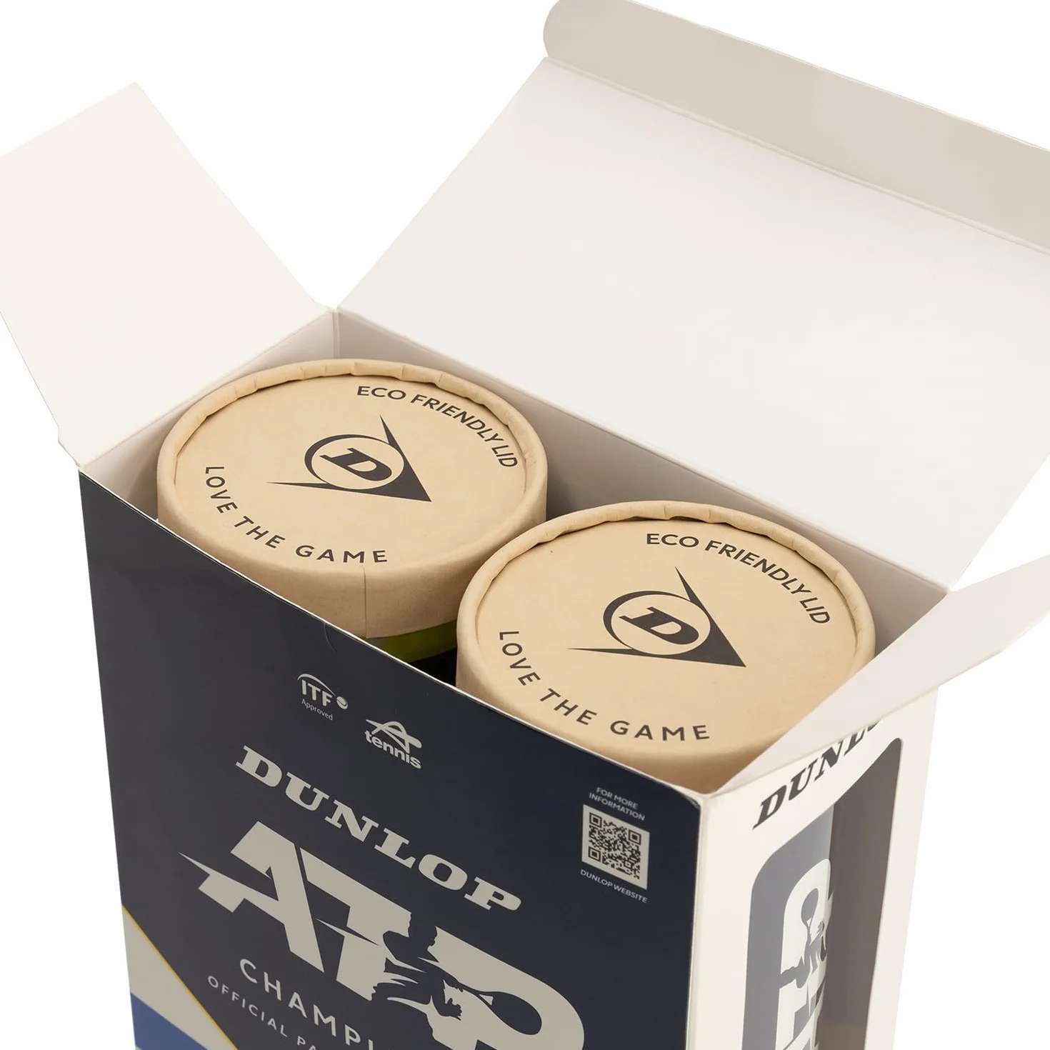 DUNLOP Piłka tenisowa ATP Championship – na piasek, twarde boisko i trawnik (2 x 4 piłki)