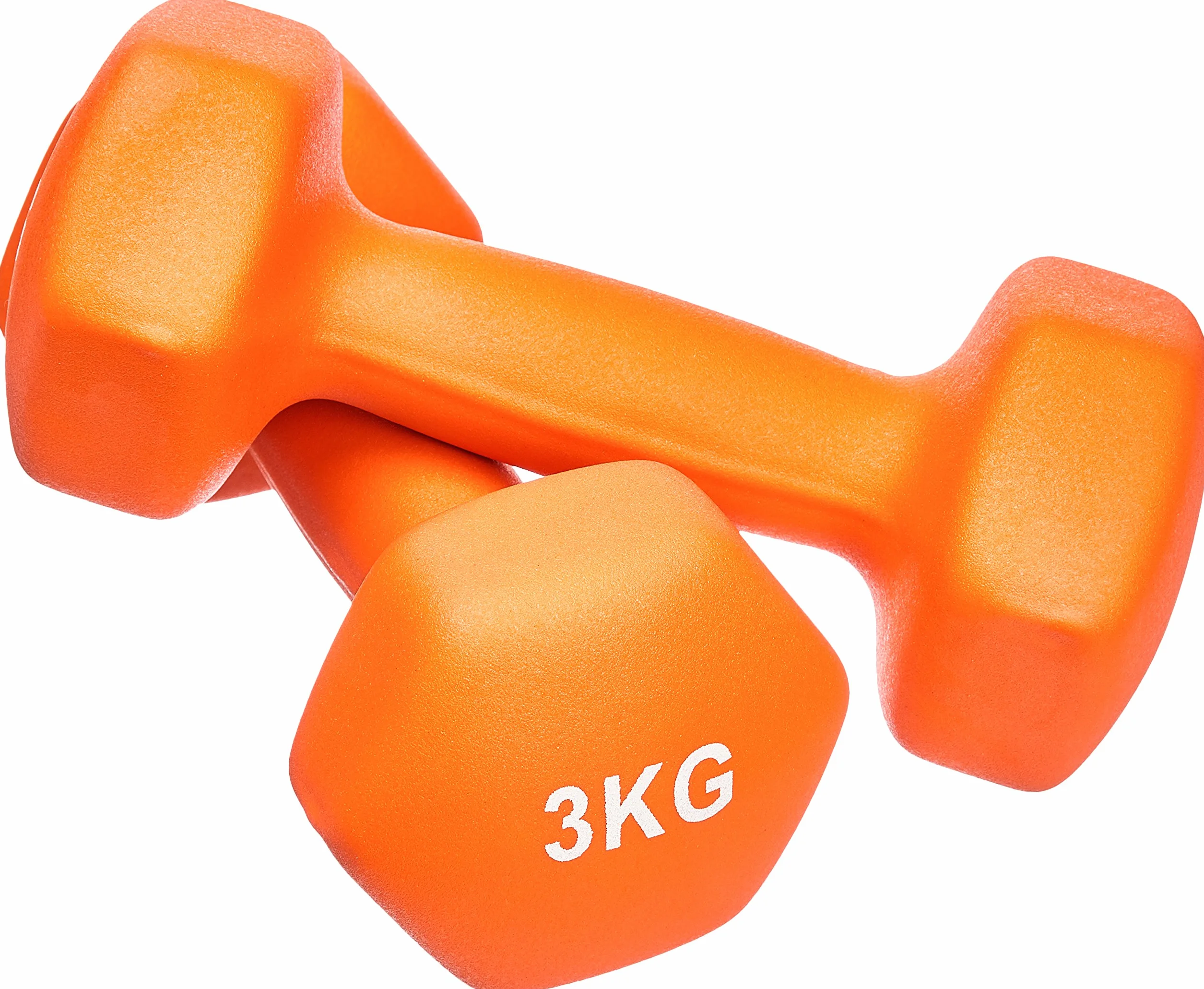 Amazon Basics para hantli neoprenowych, 10 kg (2 x 5 kg), niebieskie