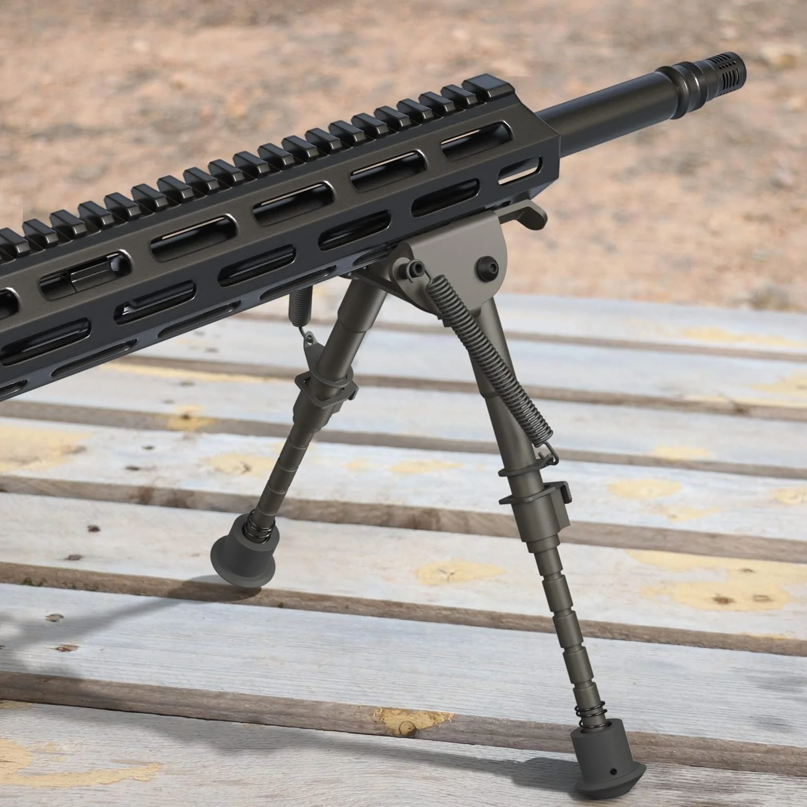 Feyachi B13 M Lock Bipod 6-9 cali Lekki dwójnóg Rilfe bezpośrednio mocowany do systemu M Lock do polowania i strzelania
