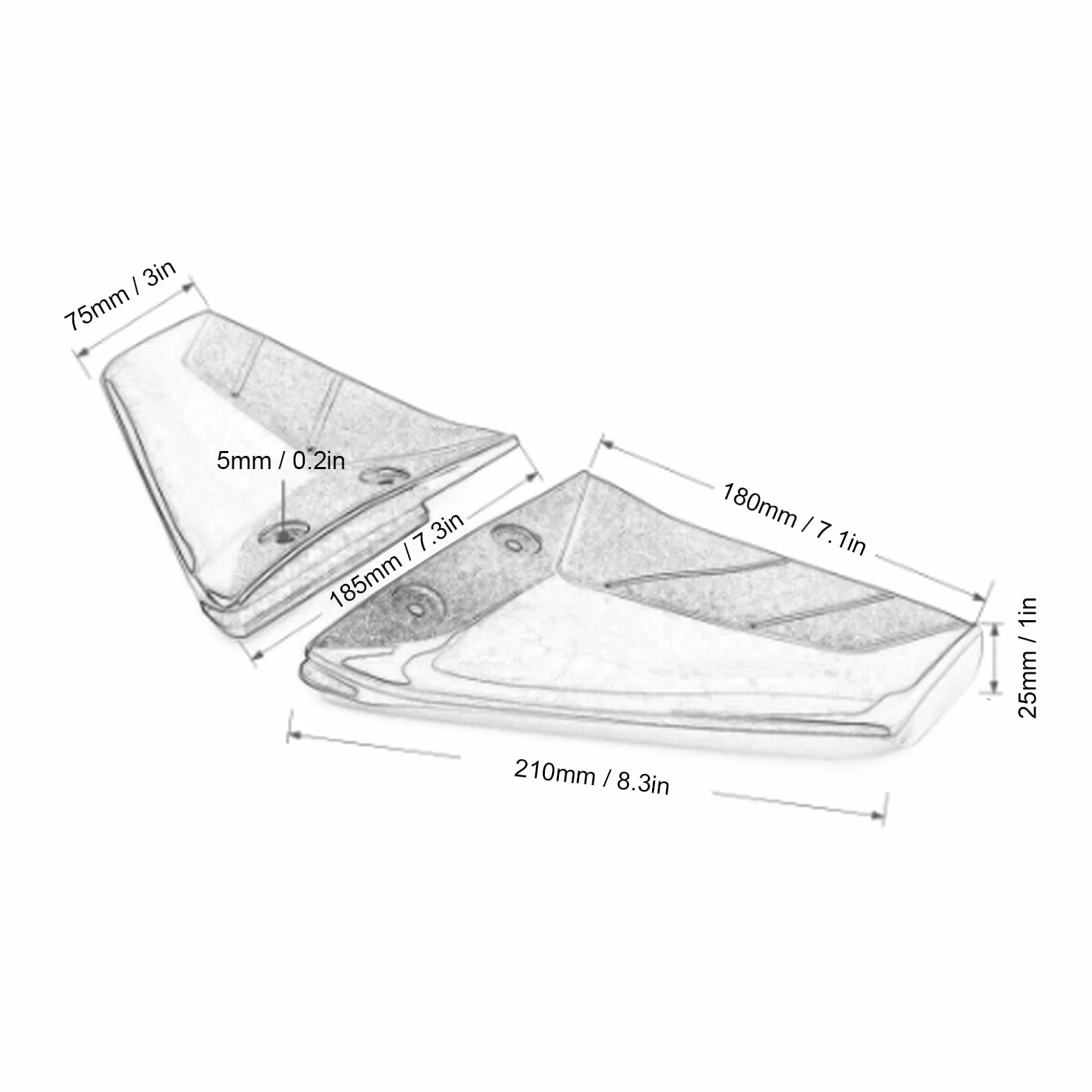 Hydro-stabilizator Wodolot Stingray do Silnika Zaburtowego 4-50 KM ABS Odporny na UV Części do Łodzi
