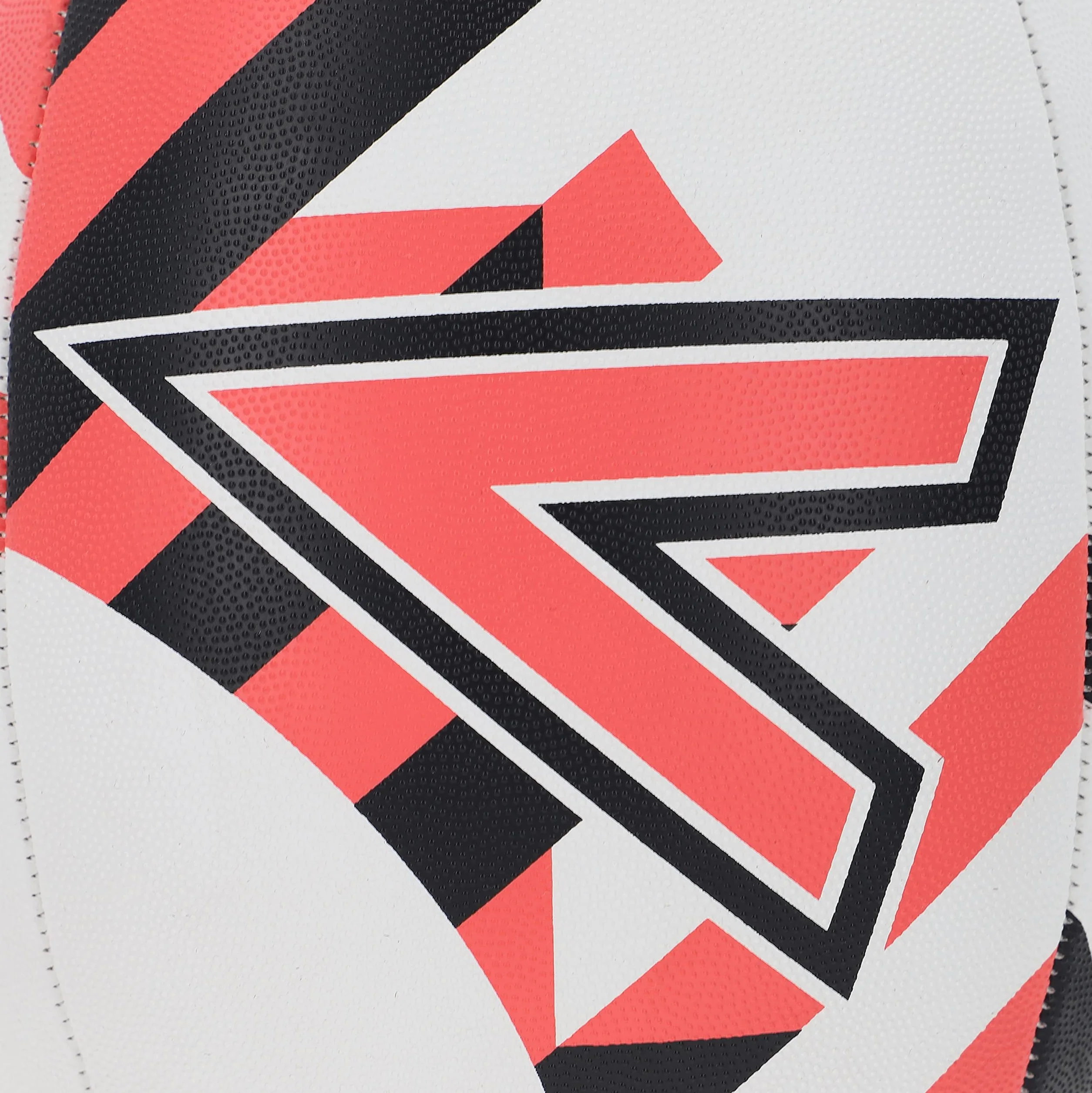 Mitre Piłka do rugby, bardzo mocna podszewka, pełna waga, bardzo popularna, biała/czarna/pomarańczowa, 5