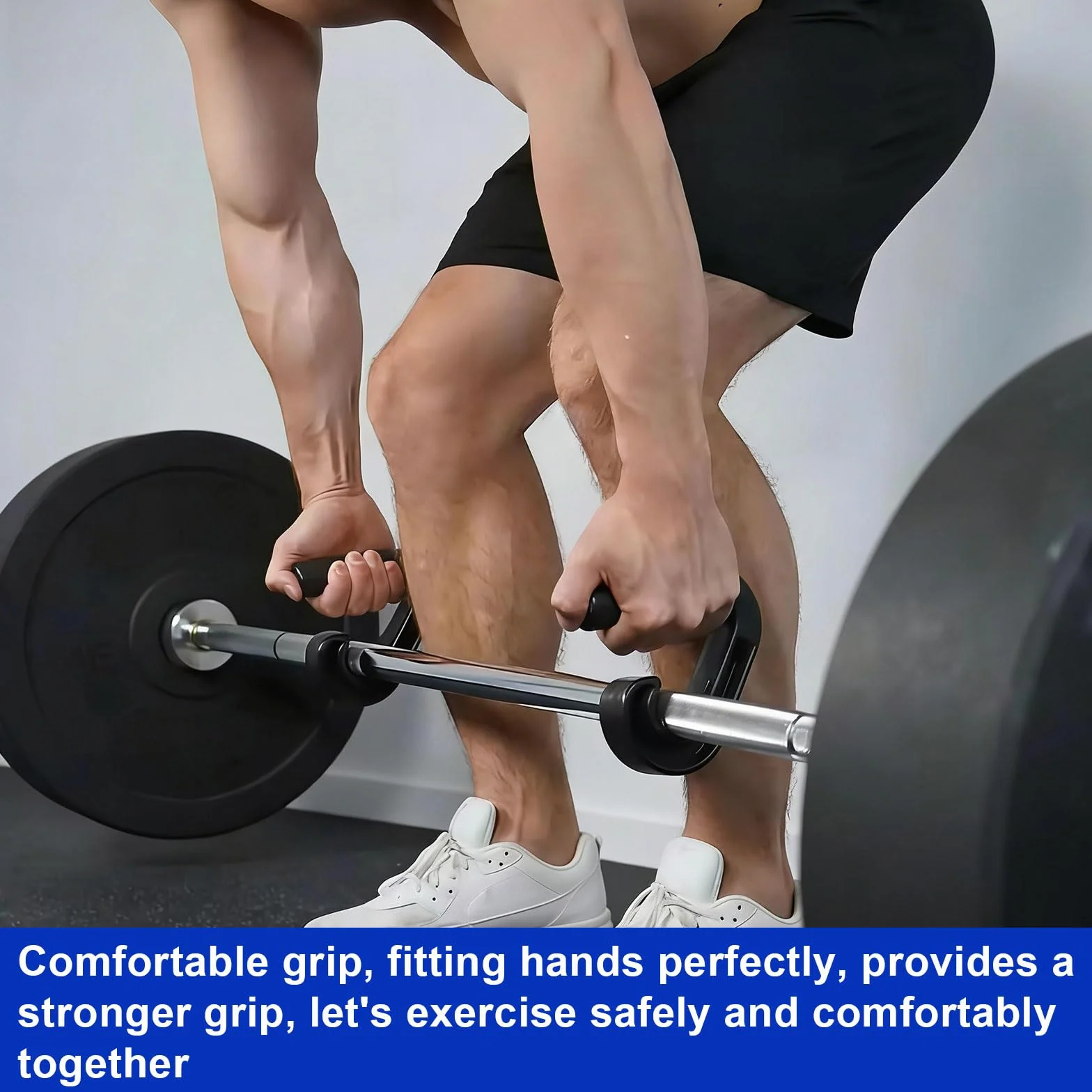 Double D Fitness uchwyty, 2 sztuki haków 90 stopni, uchwyty do taśm fitness, uchwyty do podciągania, sztangi do podciągania, treningu pleców, długich hantli, nasadki do wyciągania kabli