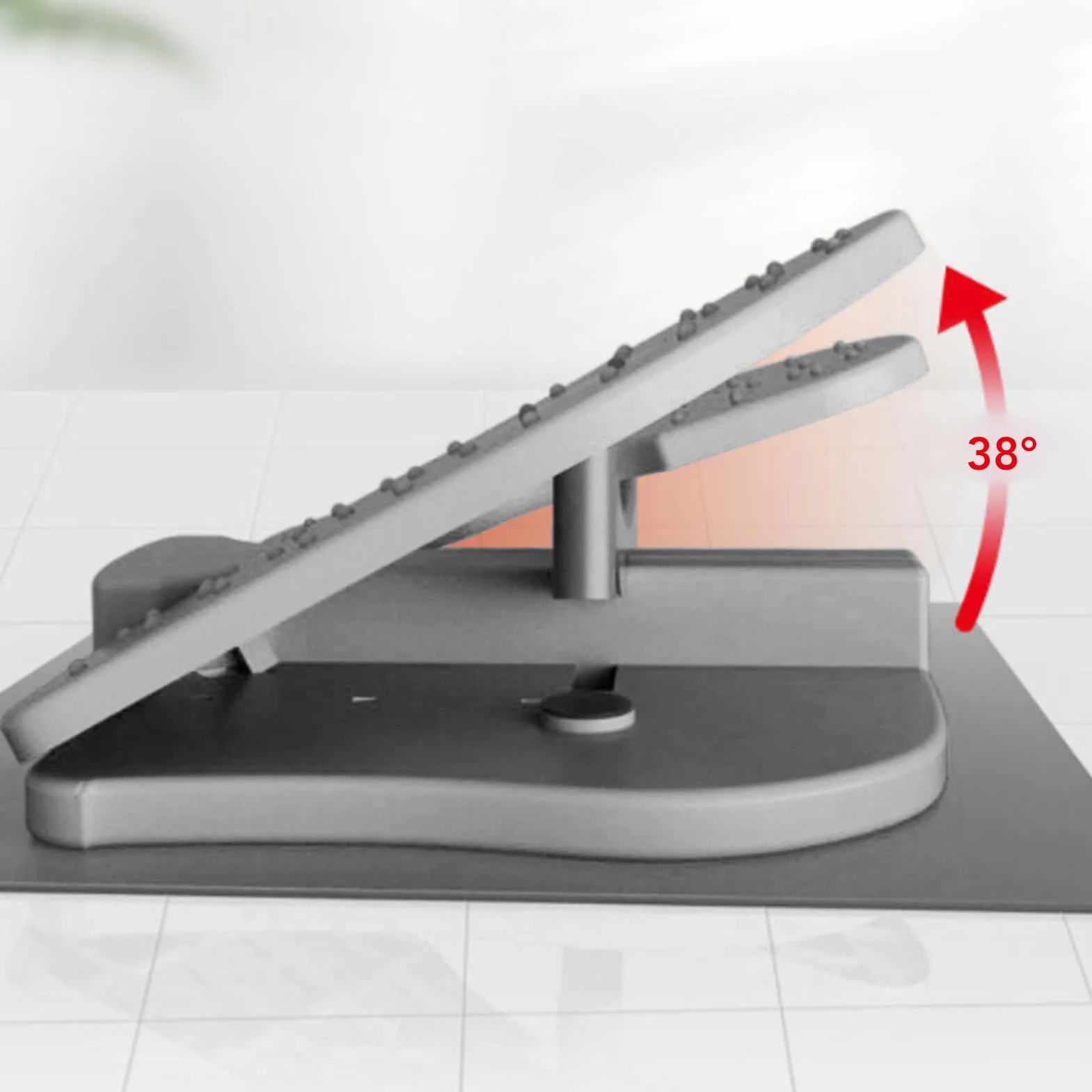 Mini stepper, przenośne urządzenie treningowe pedału nożnego, składany trener nóg podczas siedzenia pod biurkiem, urządzenie do treningu stóp do użytku w domowym biurze