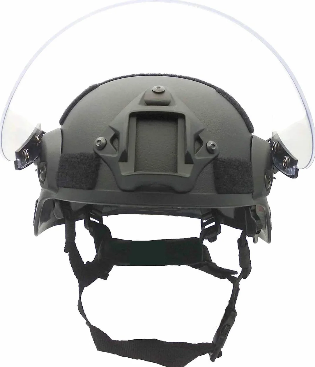 Airsoft MICH 2000 ACH kask taktyczny z przezroczystym wizjerem NVG i szyną boczną