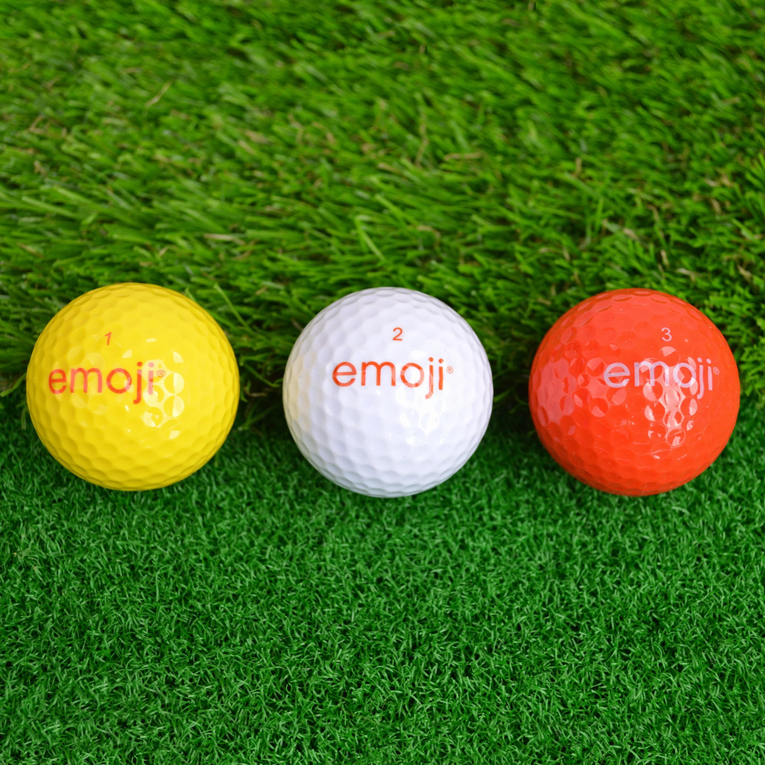 Emoji Oficjalna nowość zabawne piłki golfowe - opakowanie 6 szt.