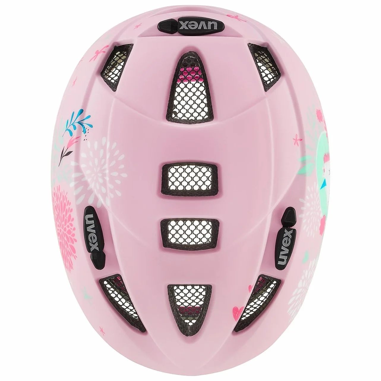 uvex kid 2 cc, kask rowerowy unisex-dzieci, pink unicorn matt, 46-52 cm