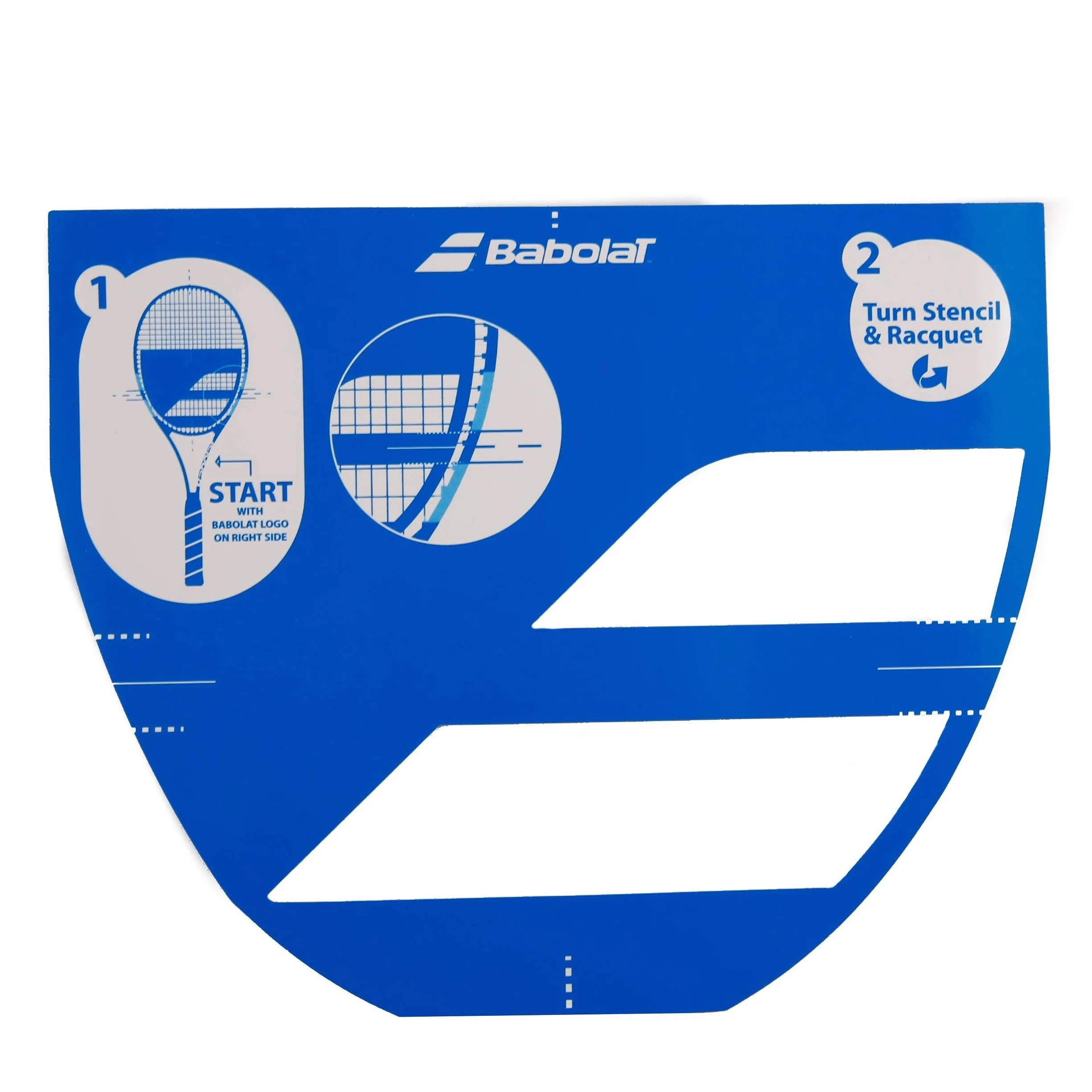 BABOLAT Stencil Logo Tenis Akcesoria, Jeden Rozmiar