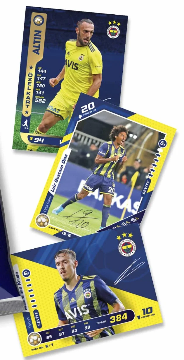 Karty kolekcjonerskie piłkarskie 2019/20 48 graczy autografy zestaw z pudełkiem
