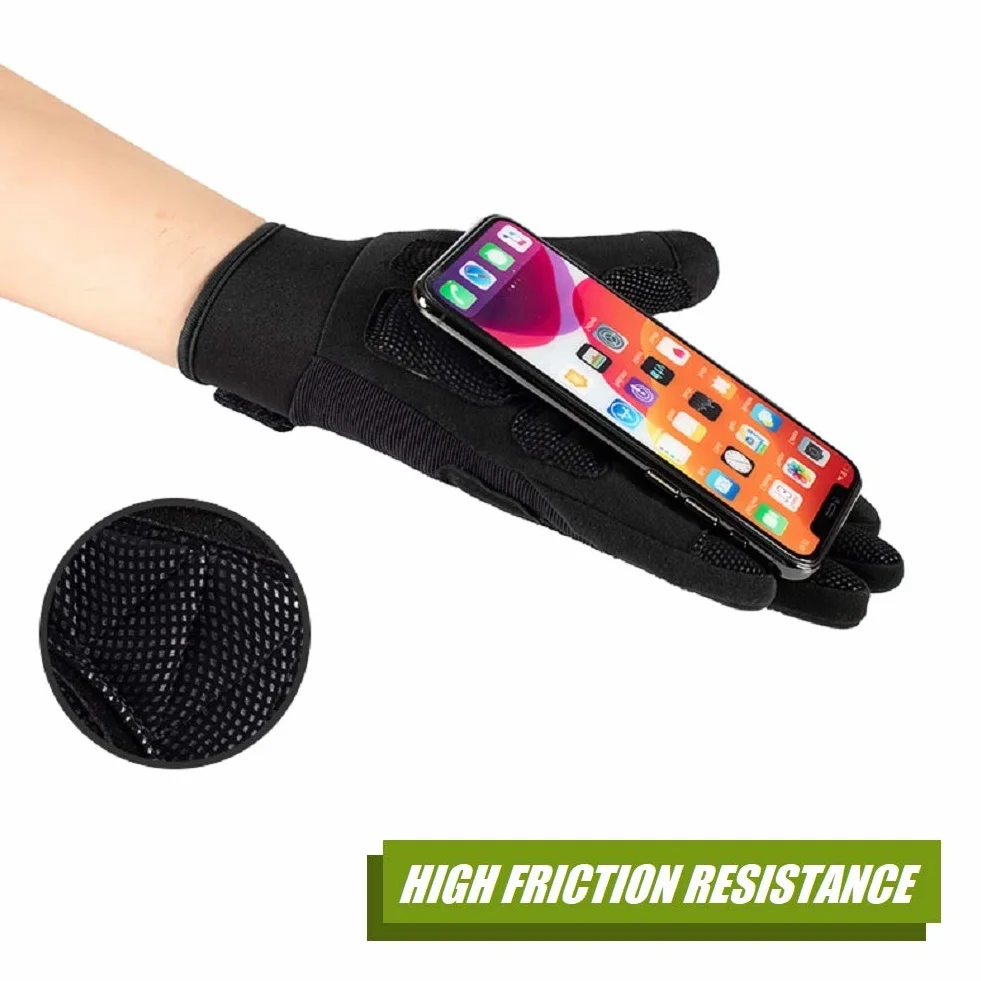 HYCOPROT Rękawice taktyczne na pół palca Outdoor Wojskowe motocyklowe oddychające do jazdy na rowerze Airsoft Paintball