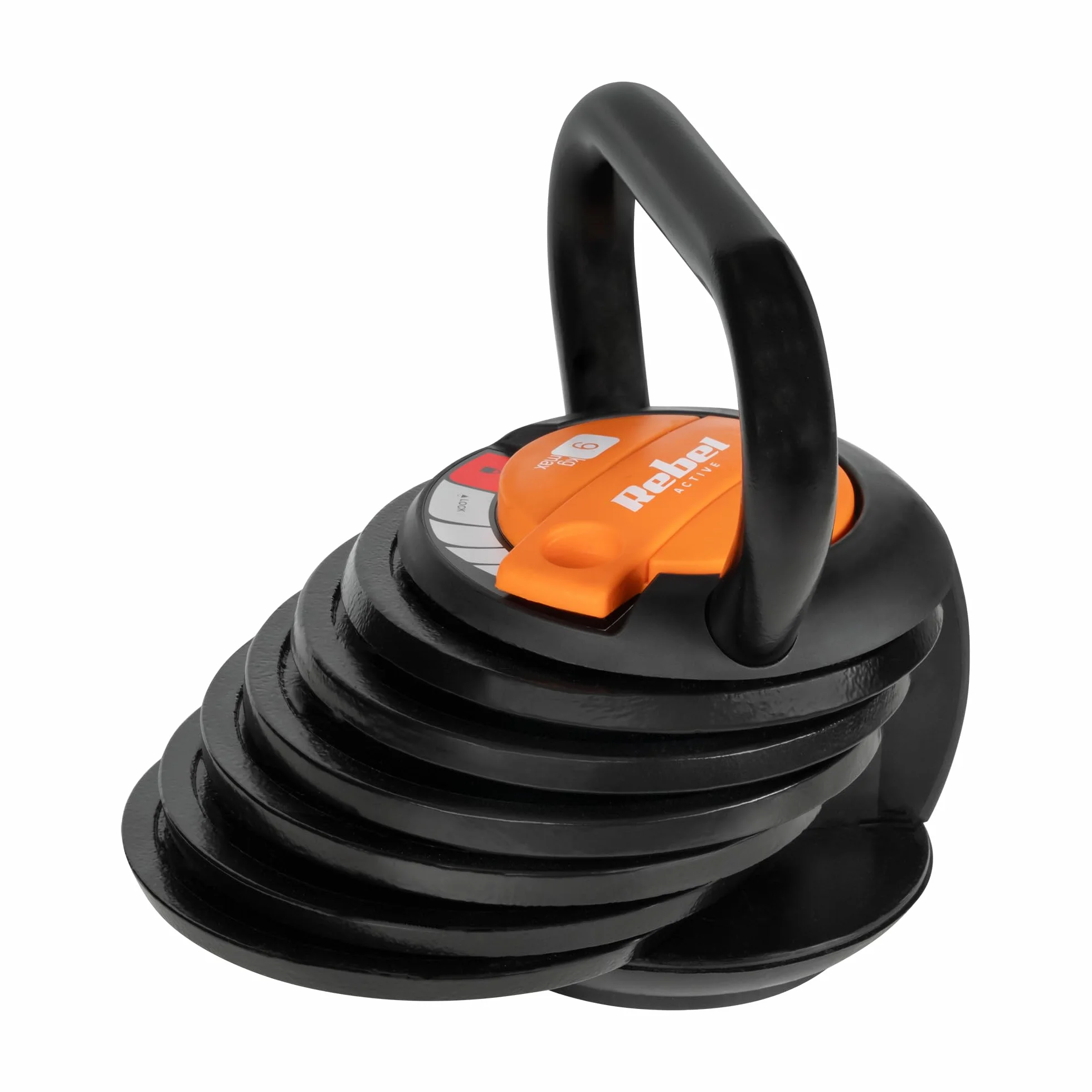 Rebel Kettlebell Żeliwny Automatyczny Regulowany 9 kg RBA-2324-9