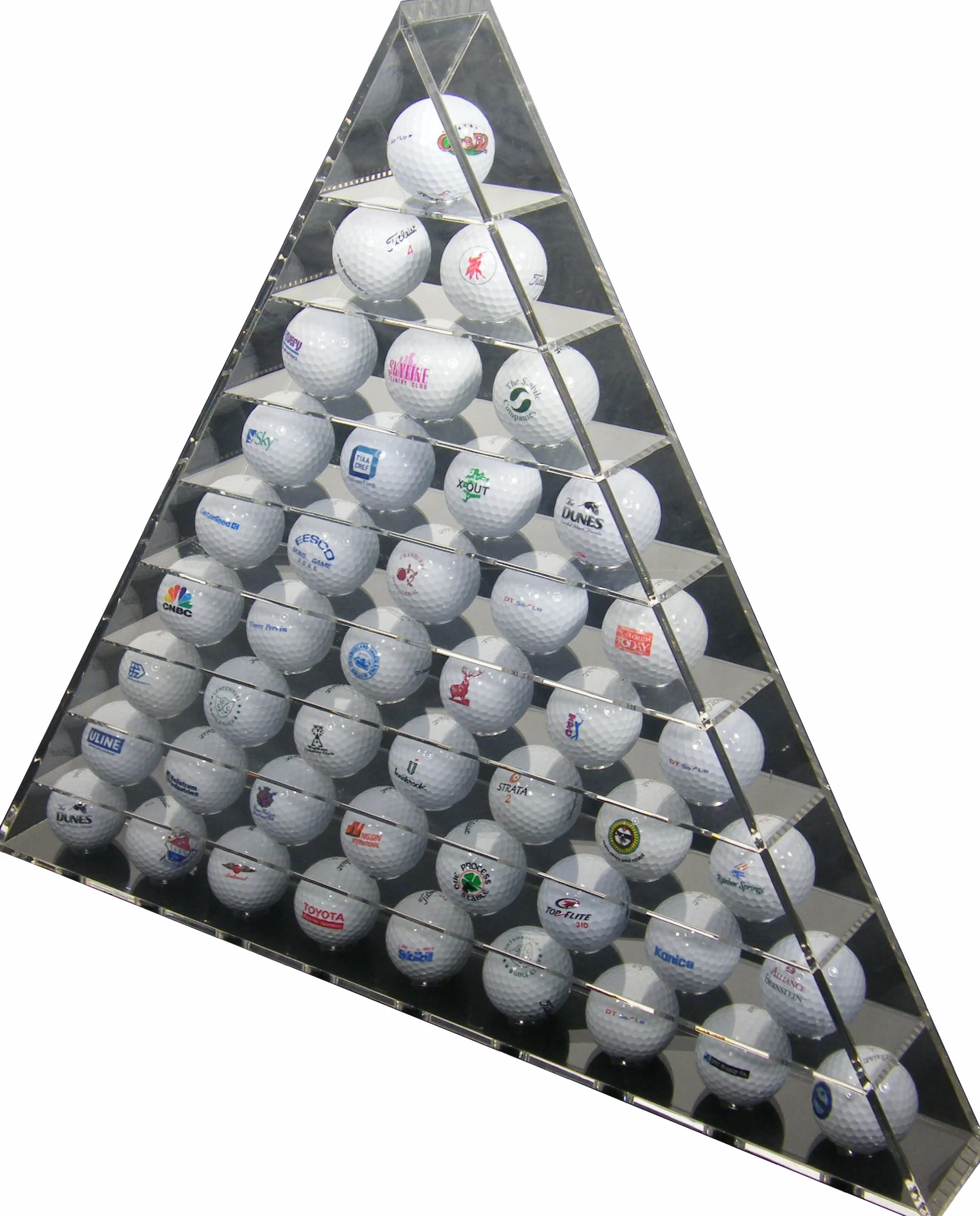 Longridge Pyramid 45 ekspozytor piłki golfowej