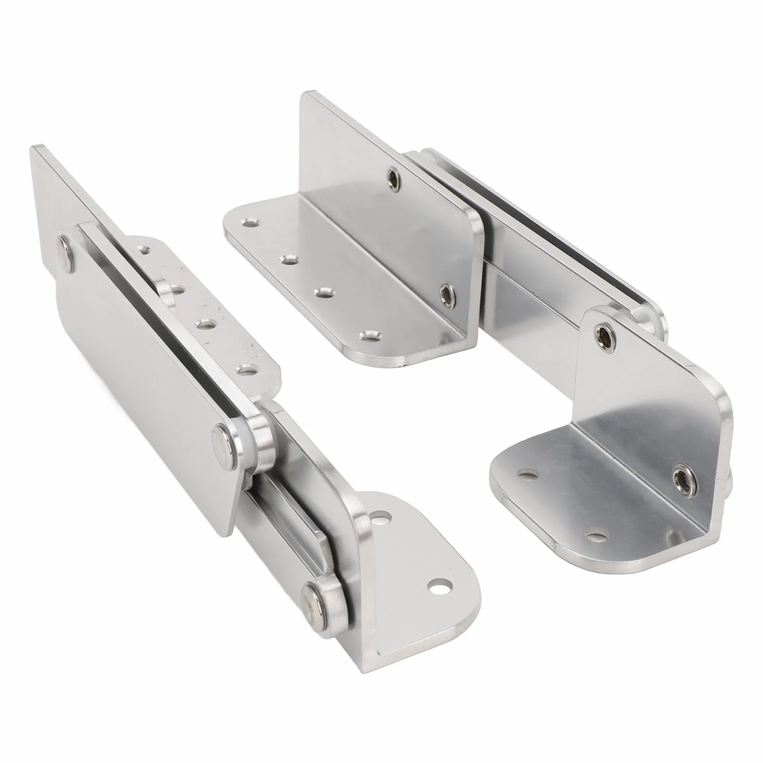 Zawiasy do Mocowania Siedziska łodzi, Składany Zawias do Siedzenia łodzi Łatwa Instalacja 2 szt. Zawias do Siedzenia łodzi ze Stopu Aluminium ze Stopu Aluminium do Jachtu