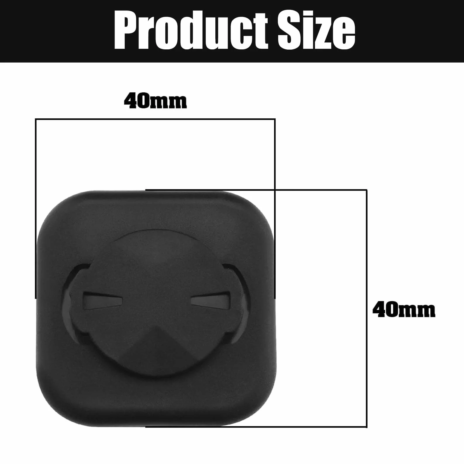 Uchwyt rowerowy na telefon do Garmin Edge kompatybilny adapter montażowy czarny