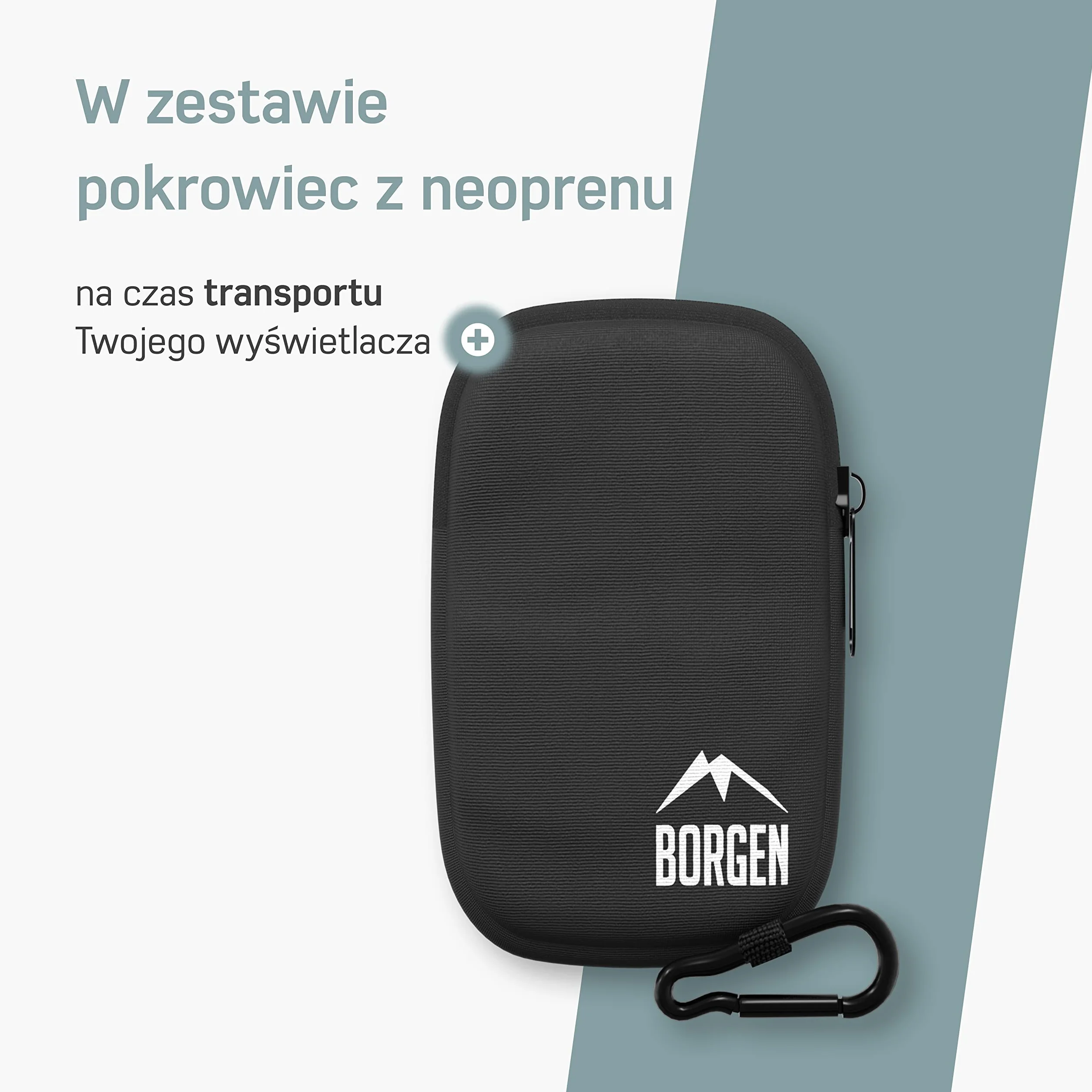 Osłona wyświetlacza roweru elektrycznego Borgen | pasuje do osłony Shimano Steps SC-E-6100 | Przezroczysta, wodoodporna
