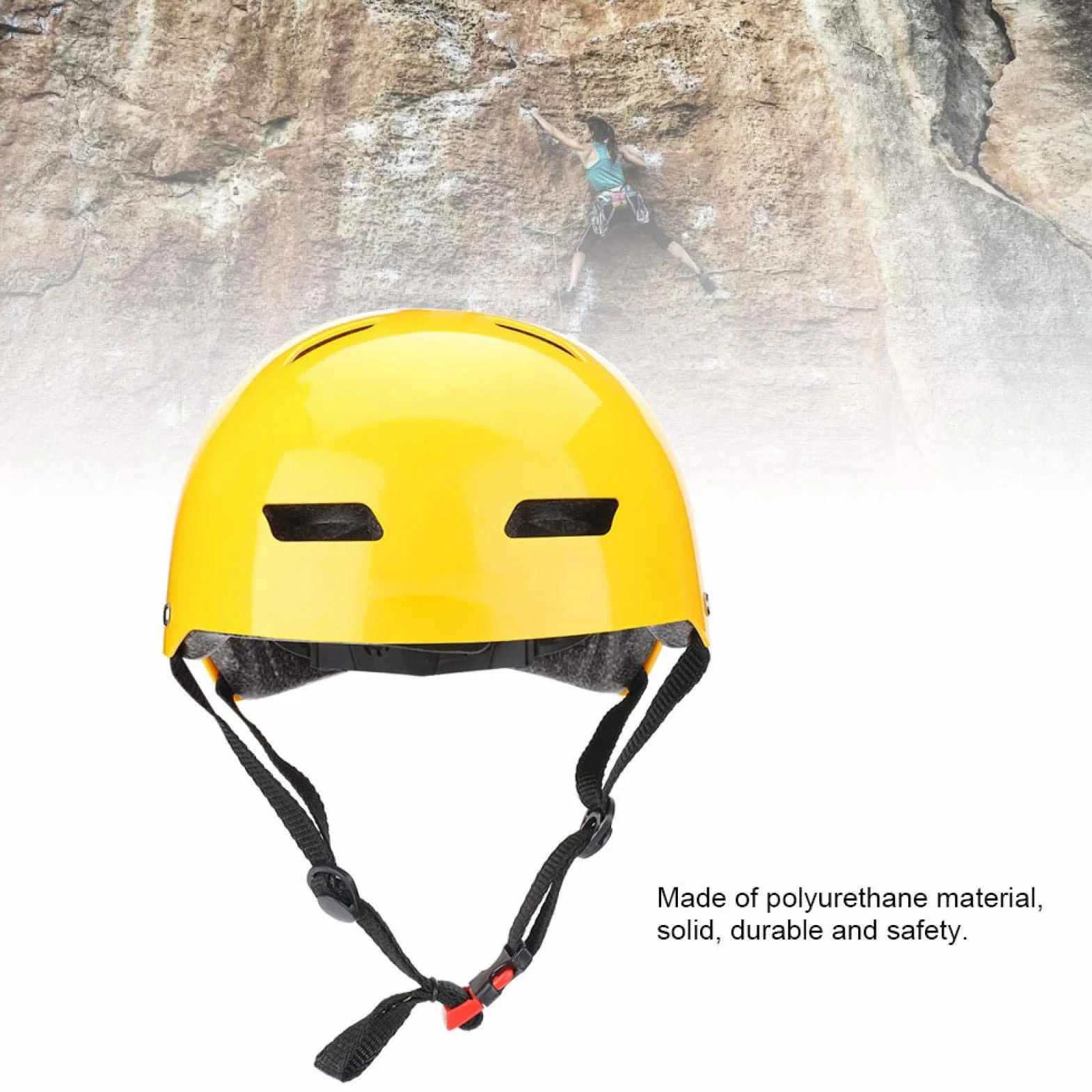 Lekki kask do wspinaczki kask wspinaczkowy ochrona g?owy, kask z wy?ció?k? pod brod?, do wspinaczki górskiej casque d escalade Casques