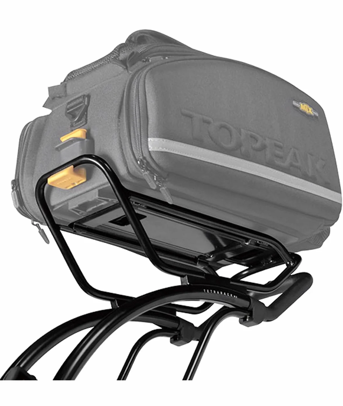 Topeak Unisex - Tetrarack M1 bagażnik dla dorosłych, czarny, 37,4 cm