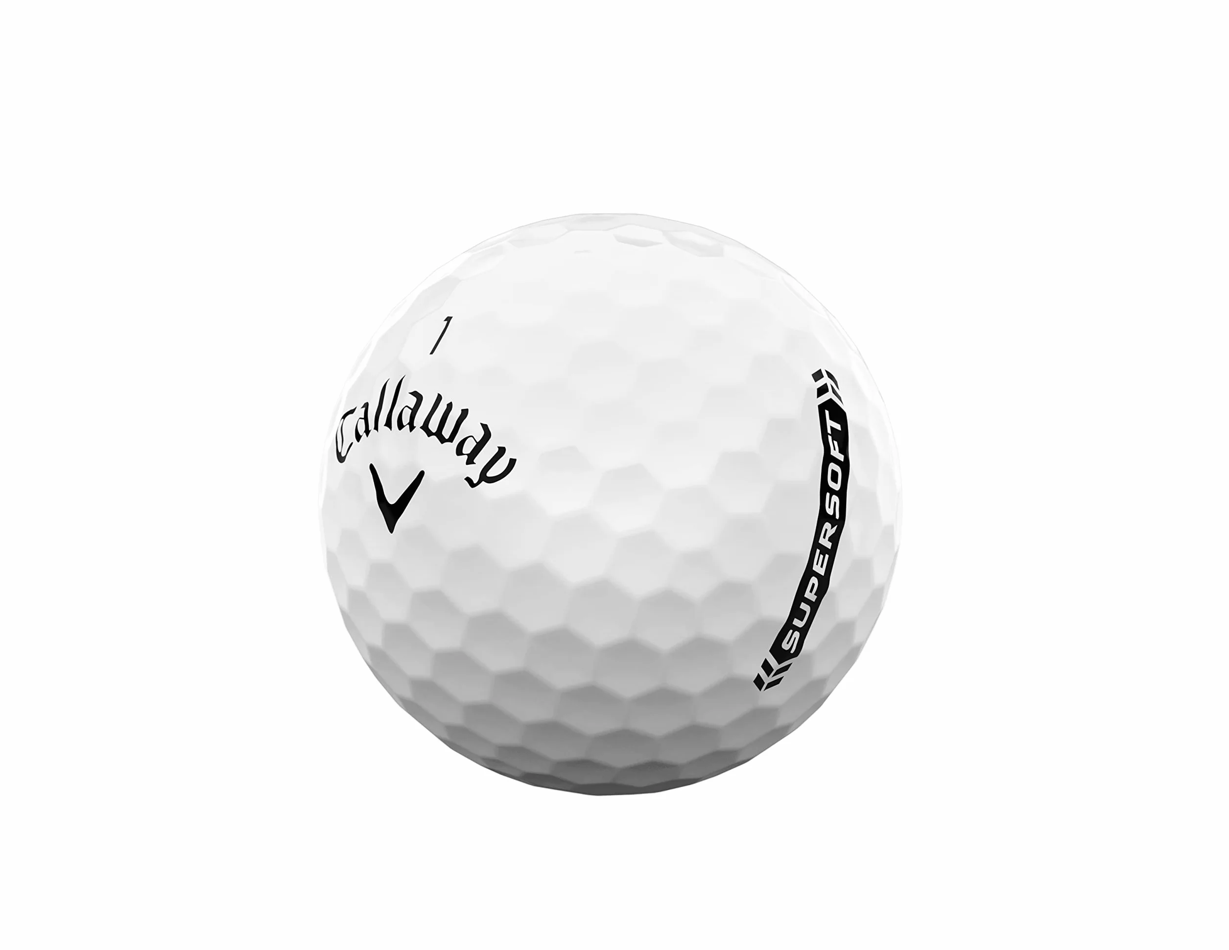 Callaway Golf Supersoft piłka golfowa 2023 biała hybrydowa, jeden tuzin