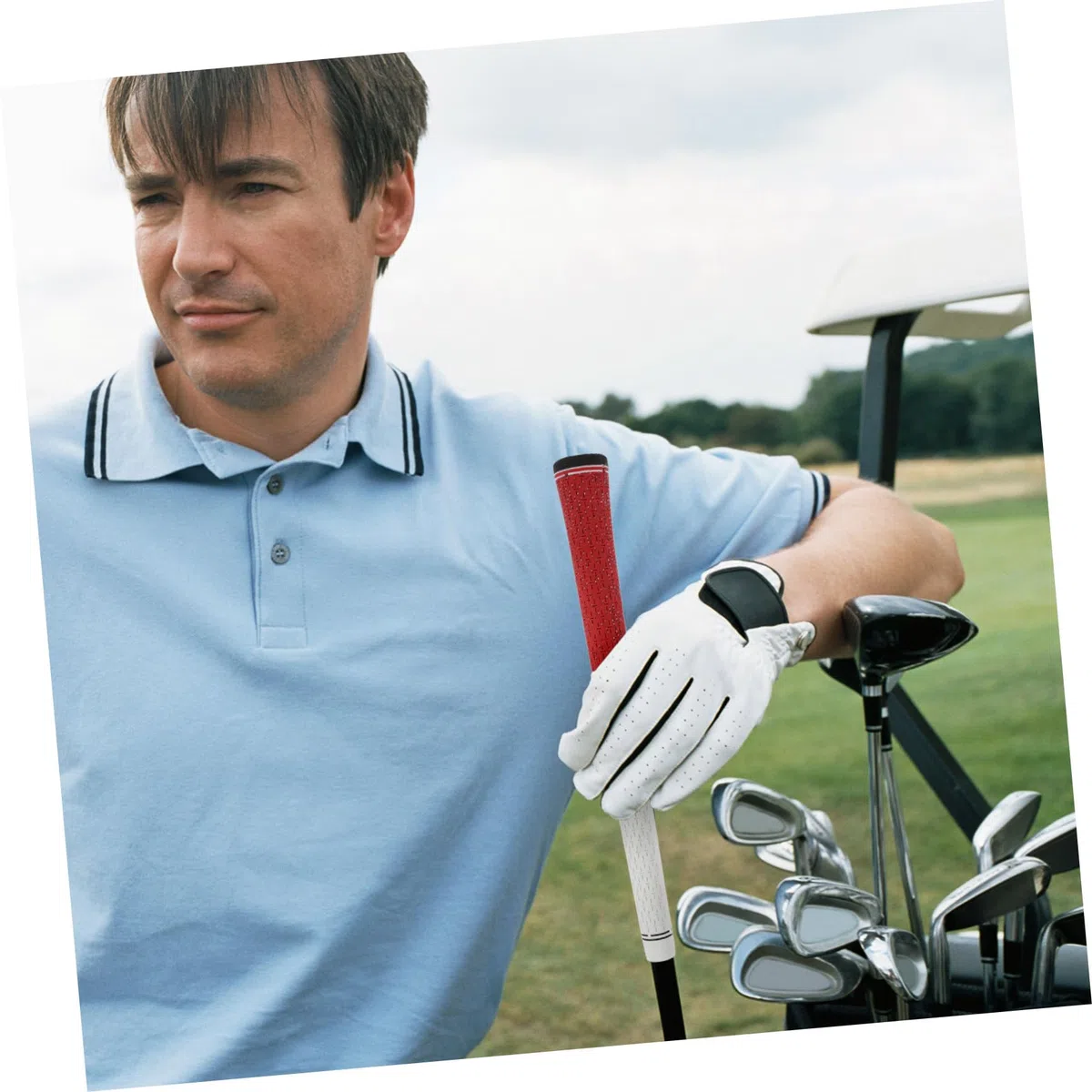 POPETPOP 1 Szt Uchwyt Na Kij Golfowy Uchwyty Na Kije Golfowe Uchwyt Na Rękę Do Golfa Uchwyt Do Ćwiczeń Golfowych