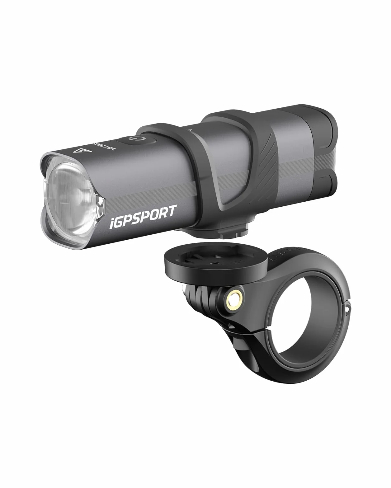 iGPSPORT VS1200S Ładowalna Lampka Rowerowa 1200 LM, Konstrukcja Antymgłowa, Wskaźnik Baterii, Ładowanie USB