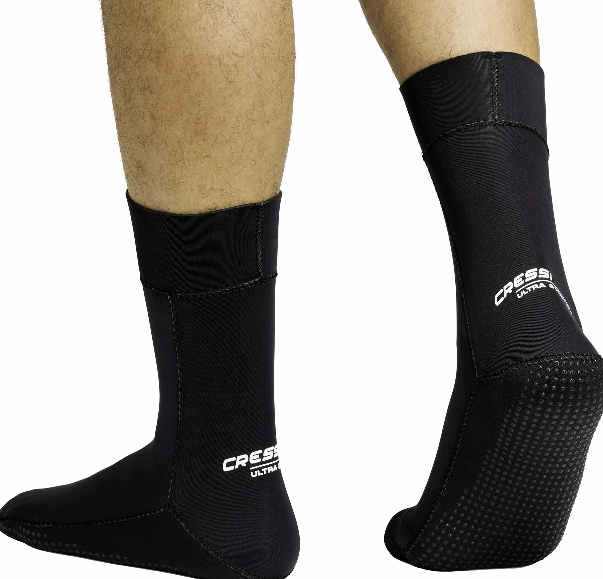 Cressi Neoprenowe rozciągliwe skarpety do nurkowania/snorkelingu Uniseks Ultra Stretch Neoprene Socks (1 w zestawie)