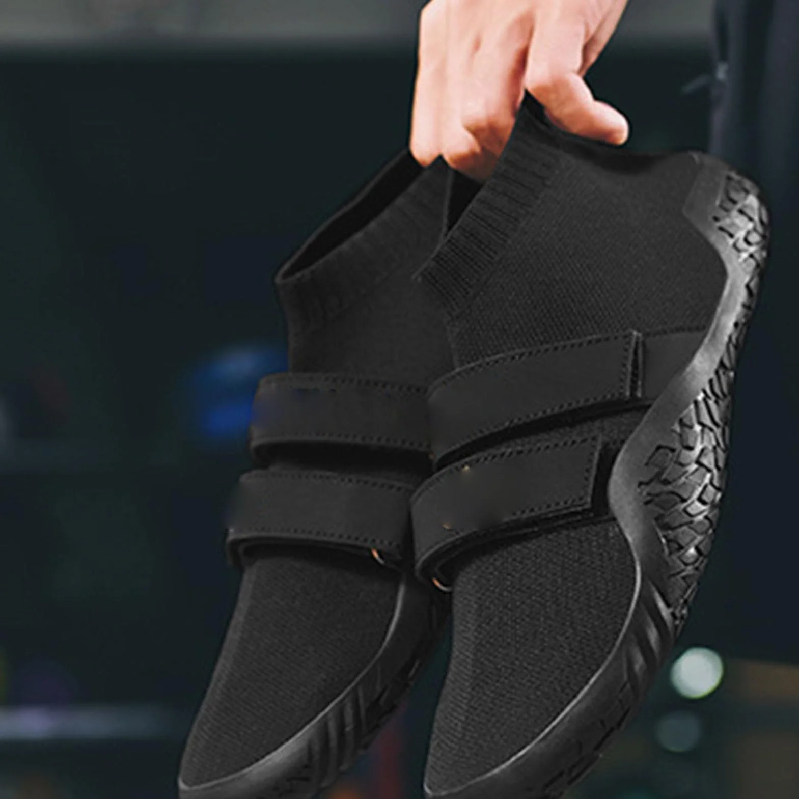 Buty Boso, Wielofunkcyjne Buty do Martwego Ciągu Fitness Lekkie, Wygodne Buty do Podnoszenia Ciężarów Amortyzujące Nylonowe Gumowe Trampki do ćwiczeń Gimnastycznych (40)