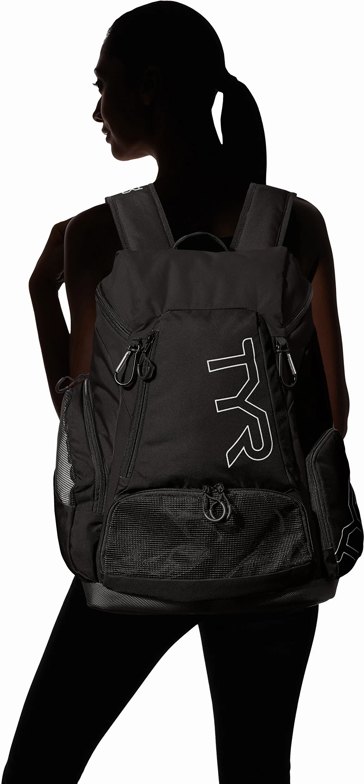 TYR Plecak unisex Alliance, Czarny/czarny, Medium