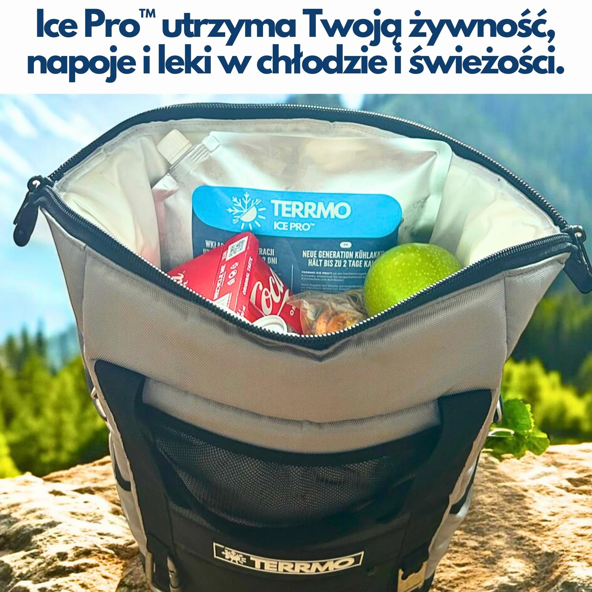 Wkłady do Lodówki Turystycznej IcePro Ultra-wydajne 24-72h Wielokrotnego użytku Zestaw