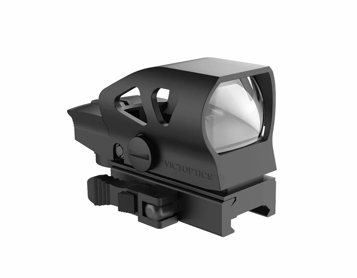 Victoptics RDSL26 Z4 (zapadka) 1 x 23 x 34 wizjer czerwony punktowy do uprawiania sportu, airsoft i polowania, wiatrówka, wizjer celujący, wizjer odblaskowy, czerwona kropka do celowania