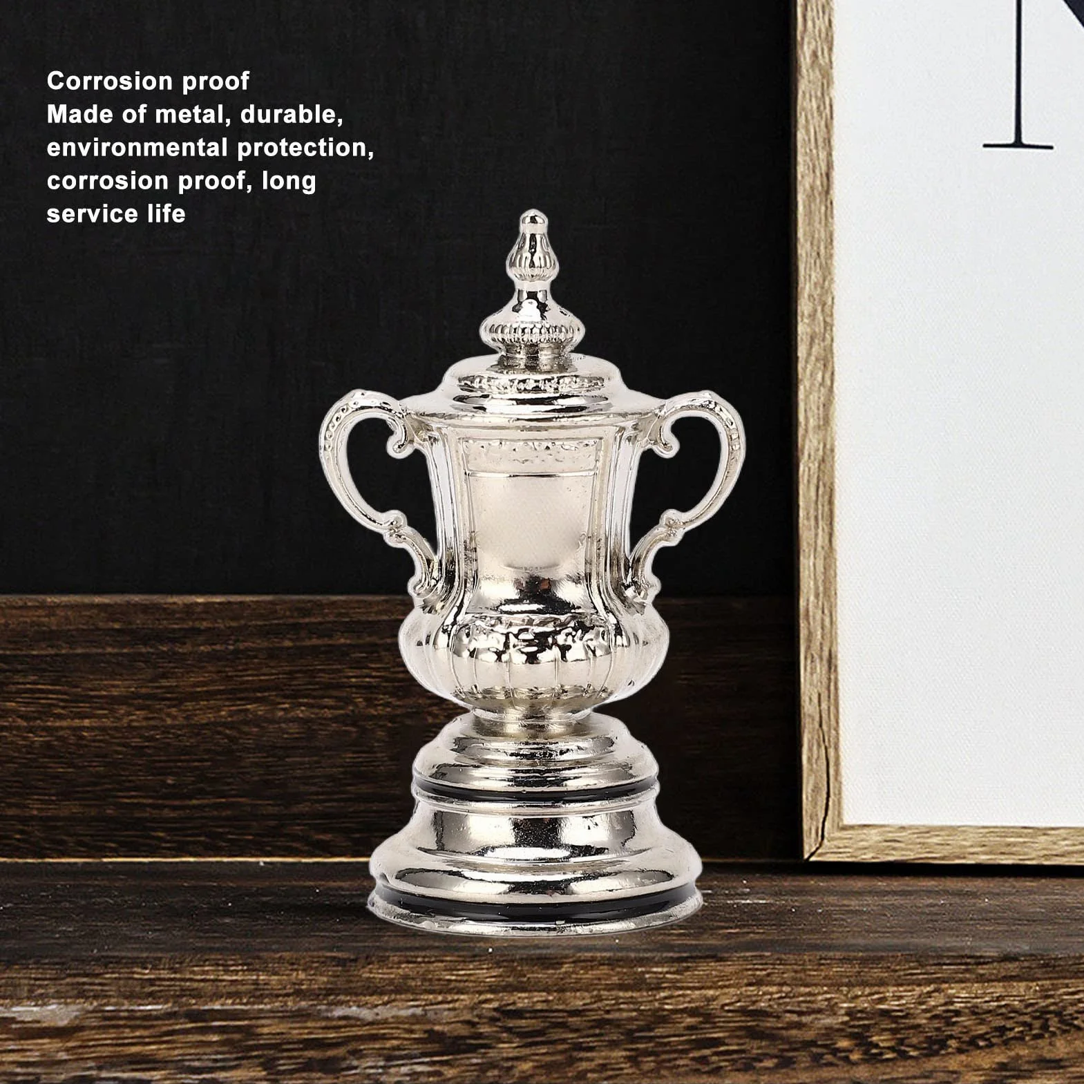 Model Mini Pucharu Trofeum Piłkarskiego, Metalowa Ozdoba Trofeum Ligi Piłkarskiej I Metalowe Trofeum Piłkarskie Premium, Piłkarska Pamiątka Pamięci